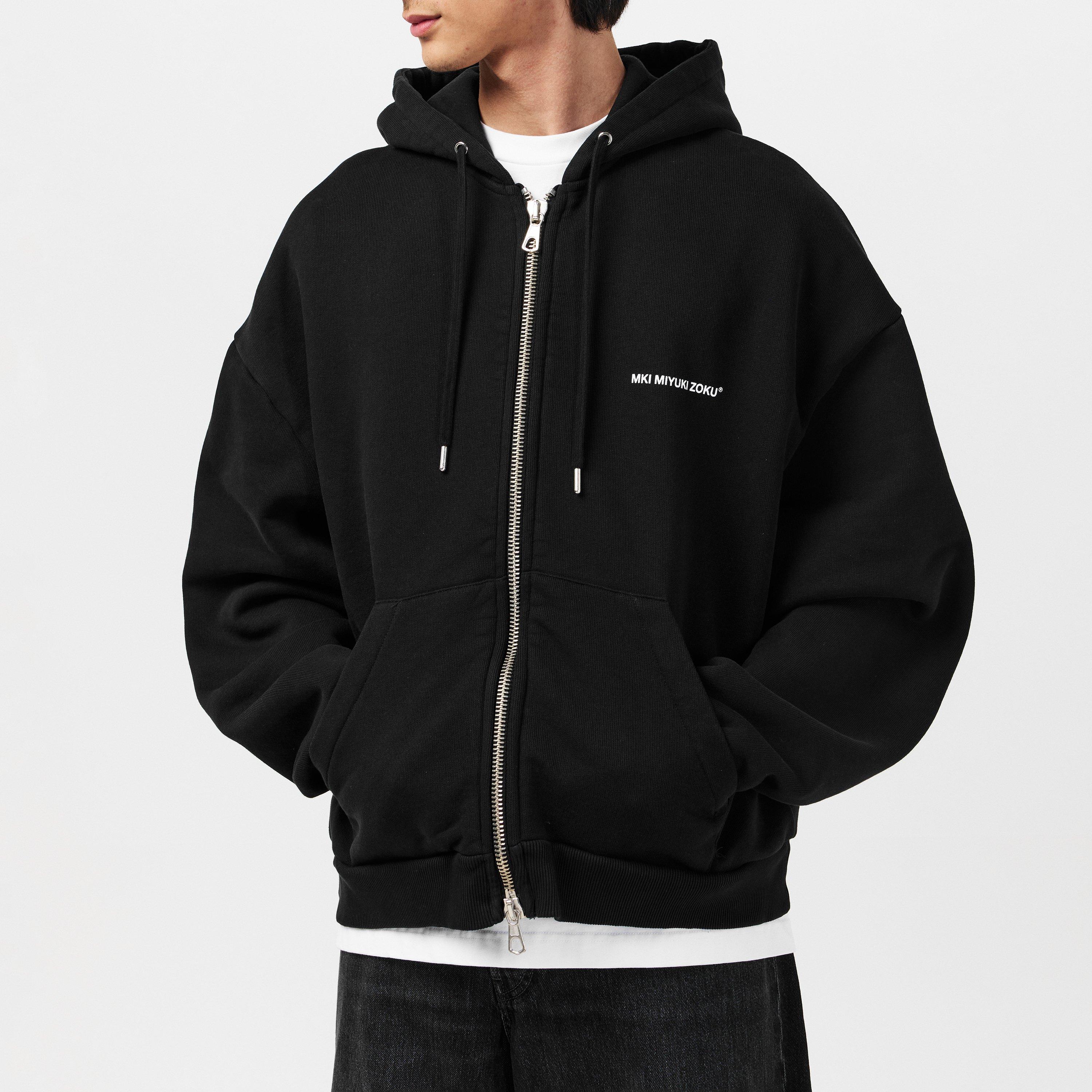 Black - MKI MIYUKI ZOKU - Men's Uniform Zip Hoodie - 3