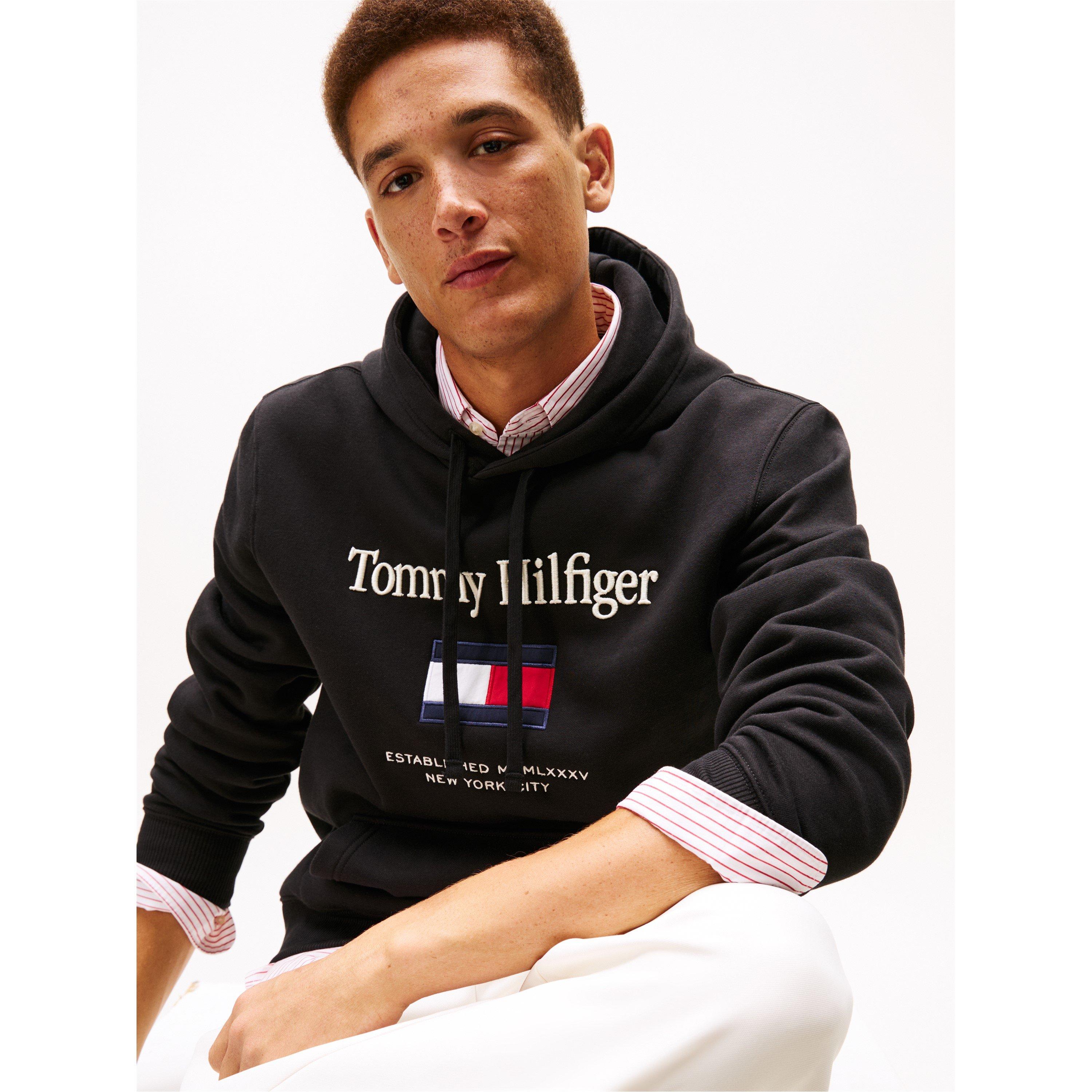 Black - Tommy Hilfiger - Tommy Embro Flag OTH Sn61 - 3