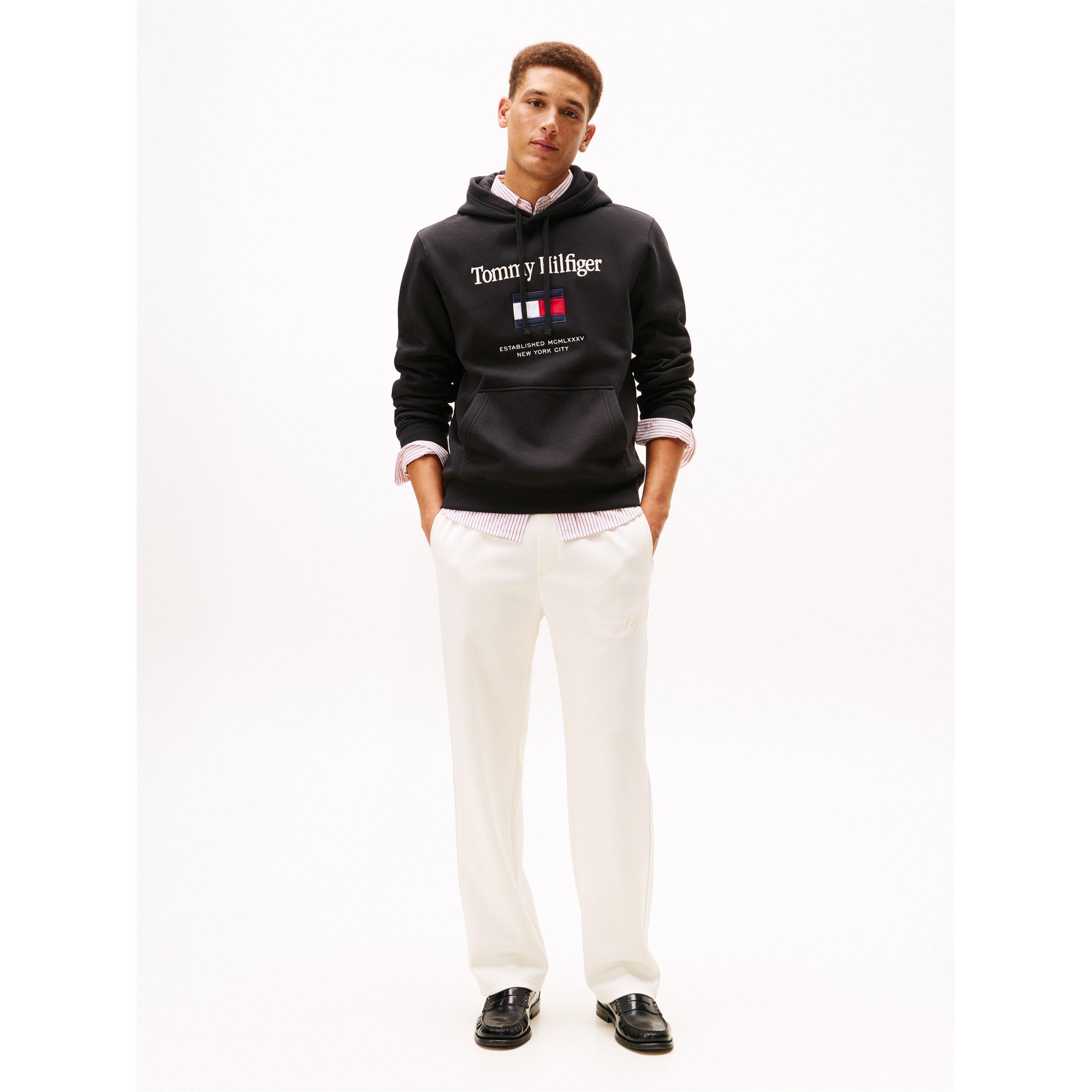 Black - Tommy Hilfiger - Tommy Embro Flag OTH Sn61 - 4