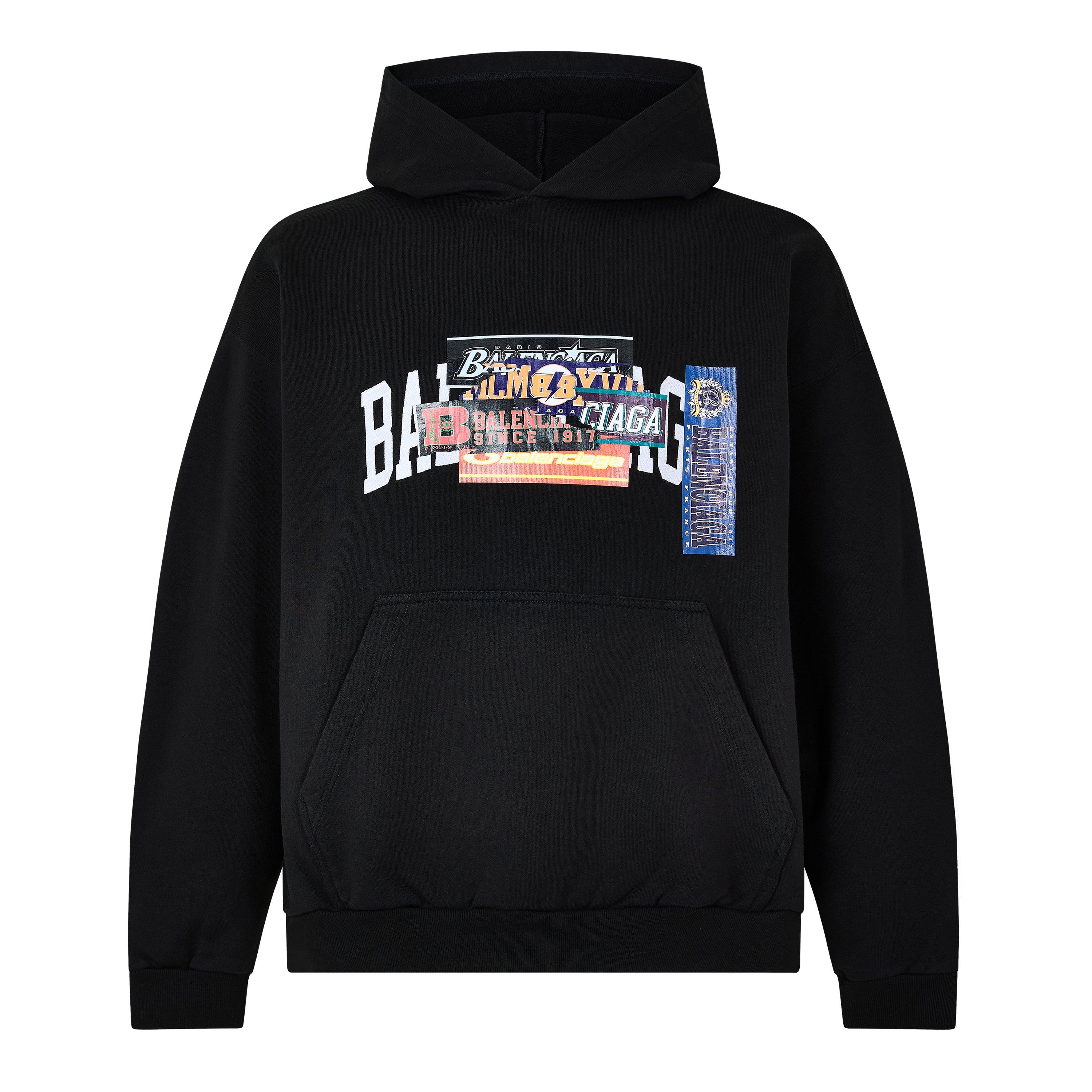 Black - Balenciaga - Bal Sticker Zip Sn64 - 1