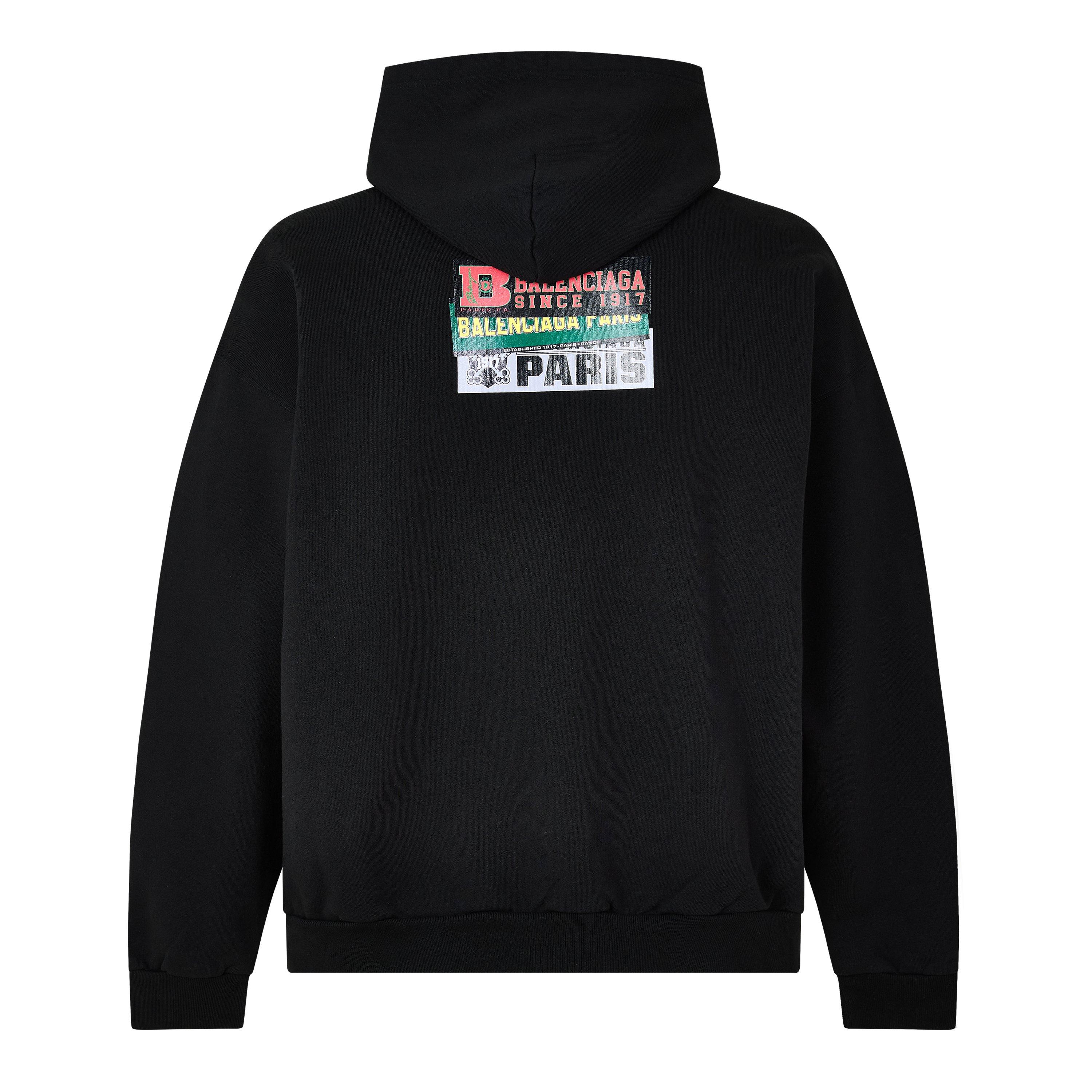 Black - Balenciaga - Bal Sticker Zip Sn64 - 2