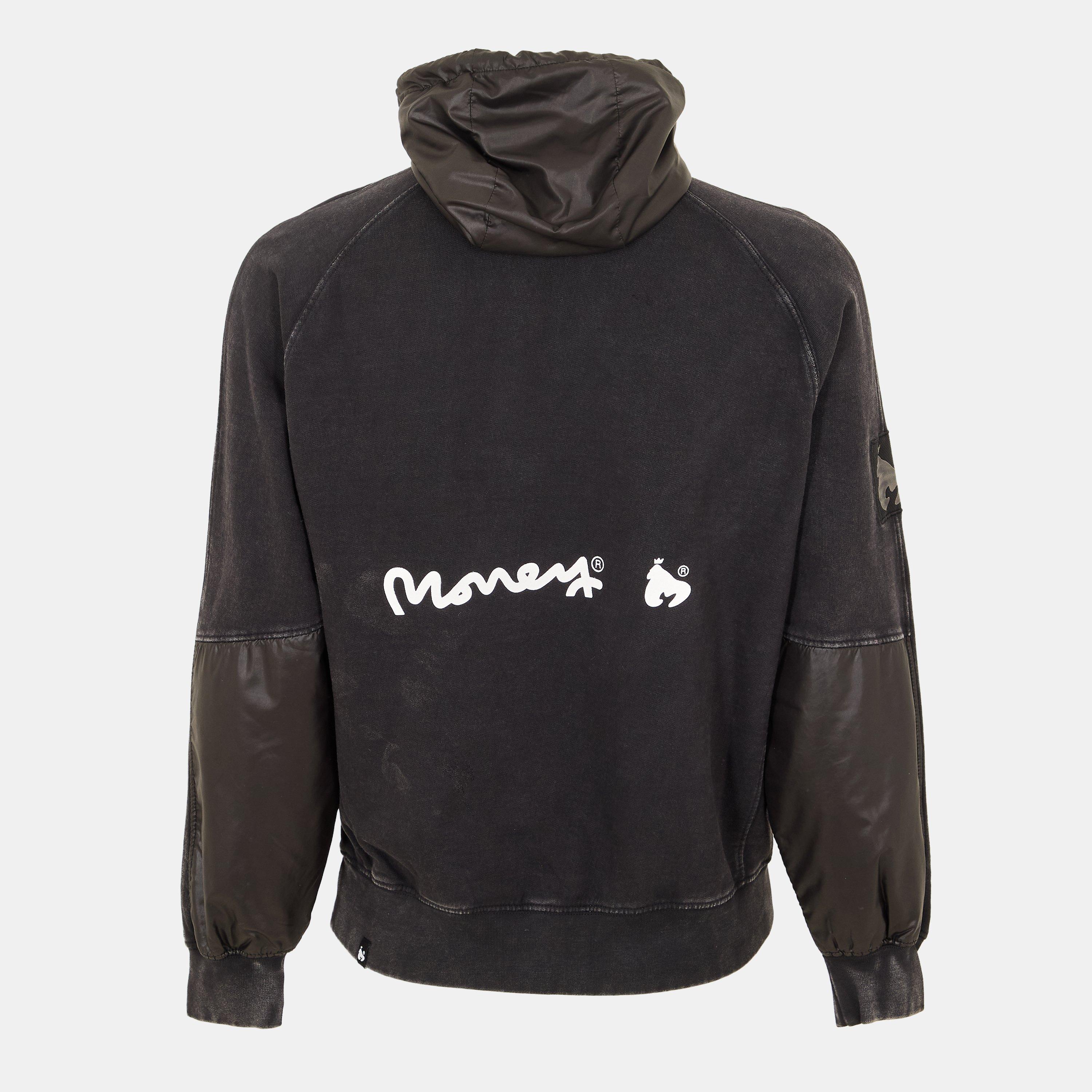 Zwart - Money - Men's Dye Hoodie - 2
