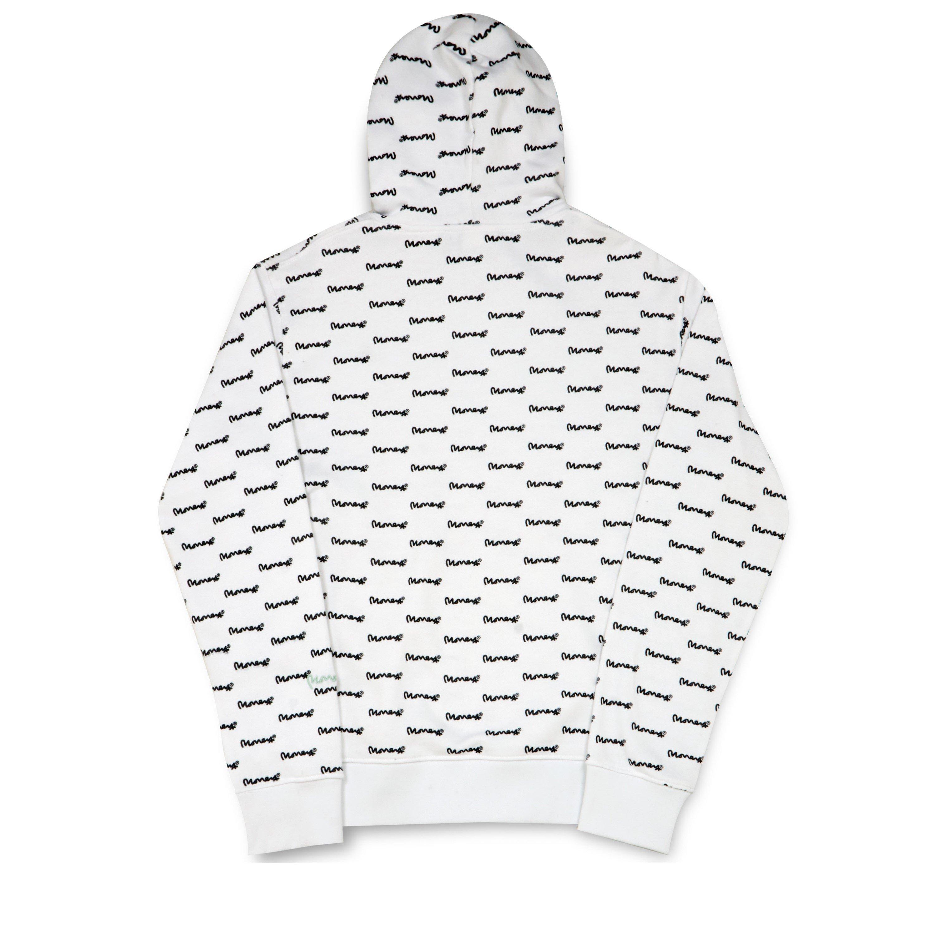 White - Money - Men's Micro Signature Hoodie - 2