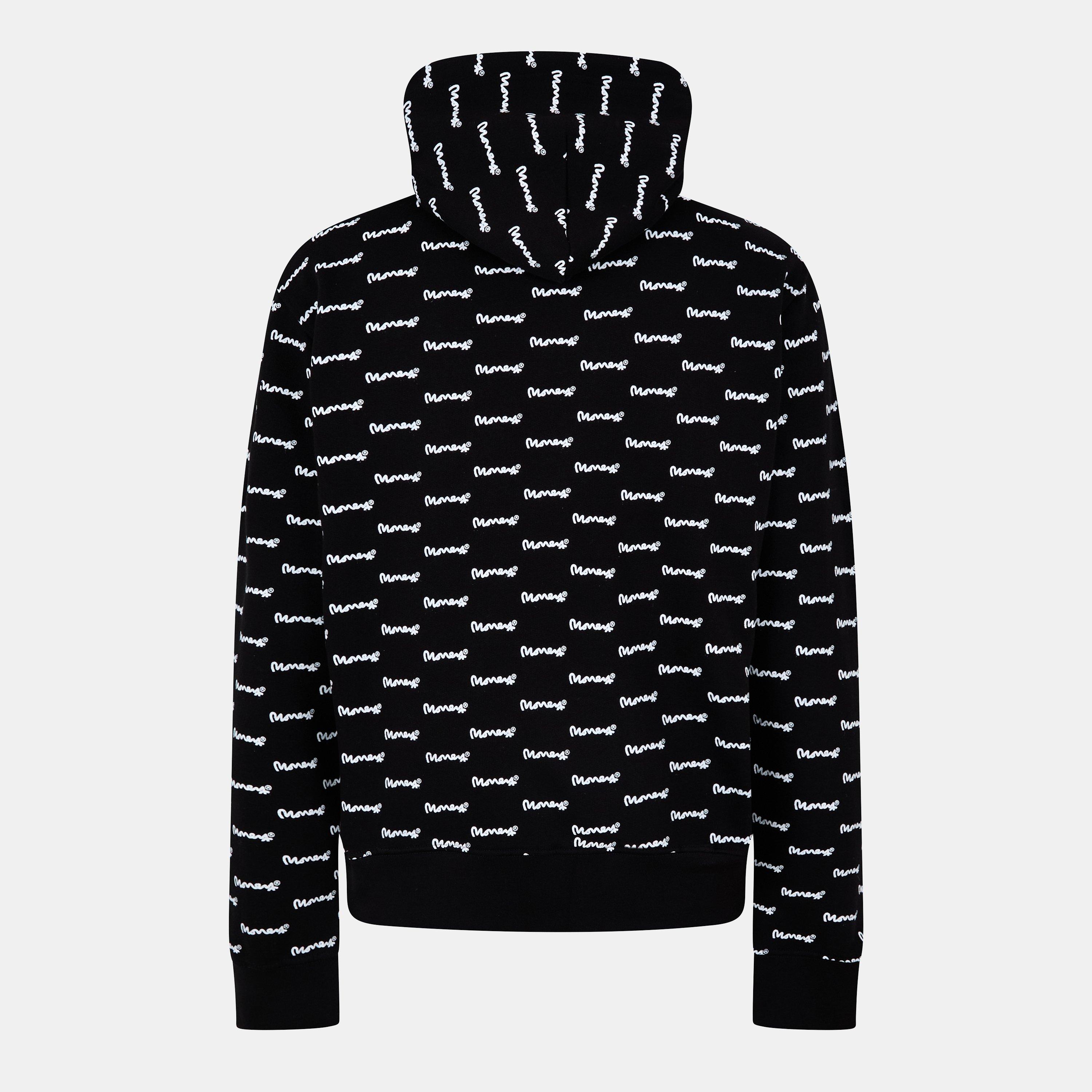 Black - Money - Micro Signature Hoodie - 2