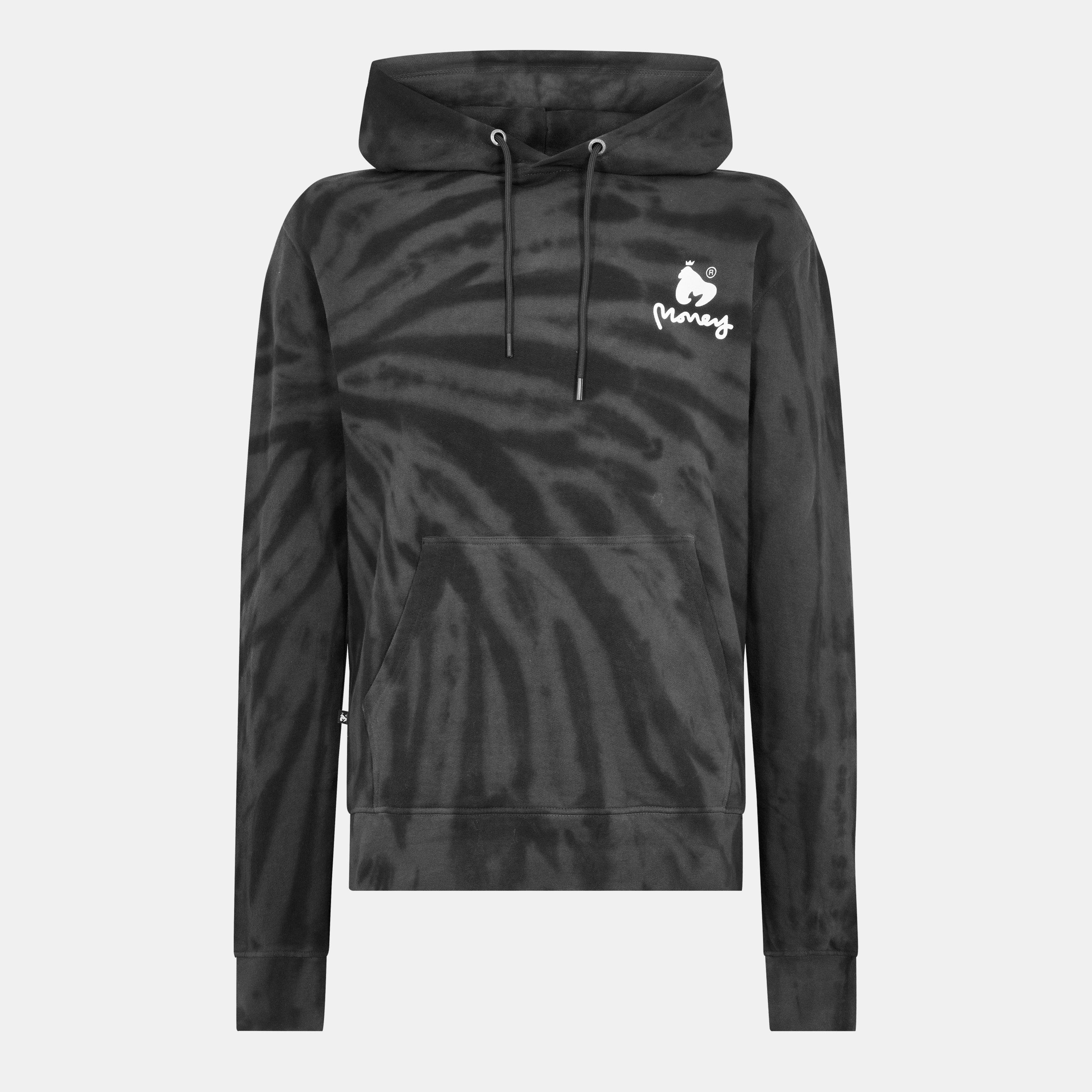 Black - Money - Bleach Tie Hood - 1