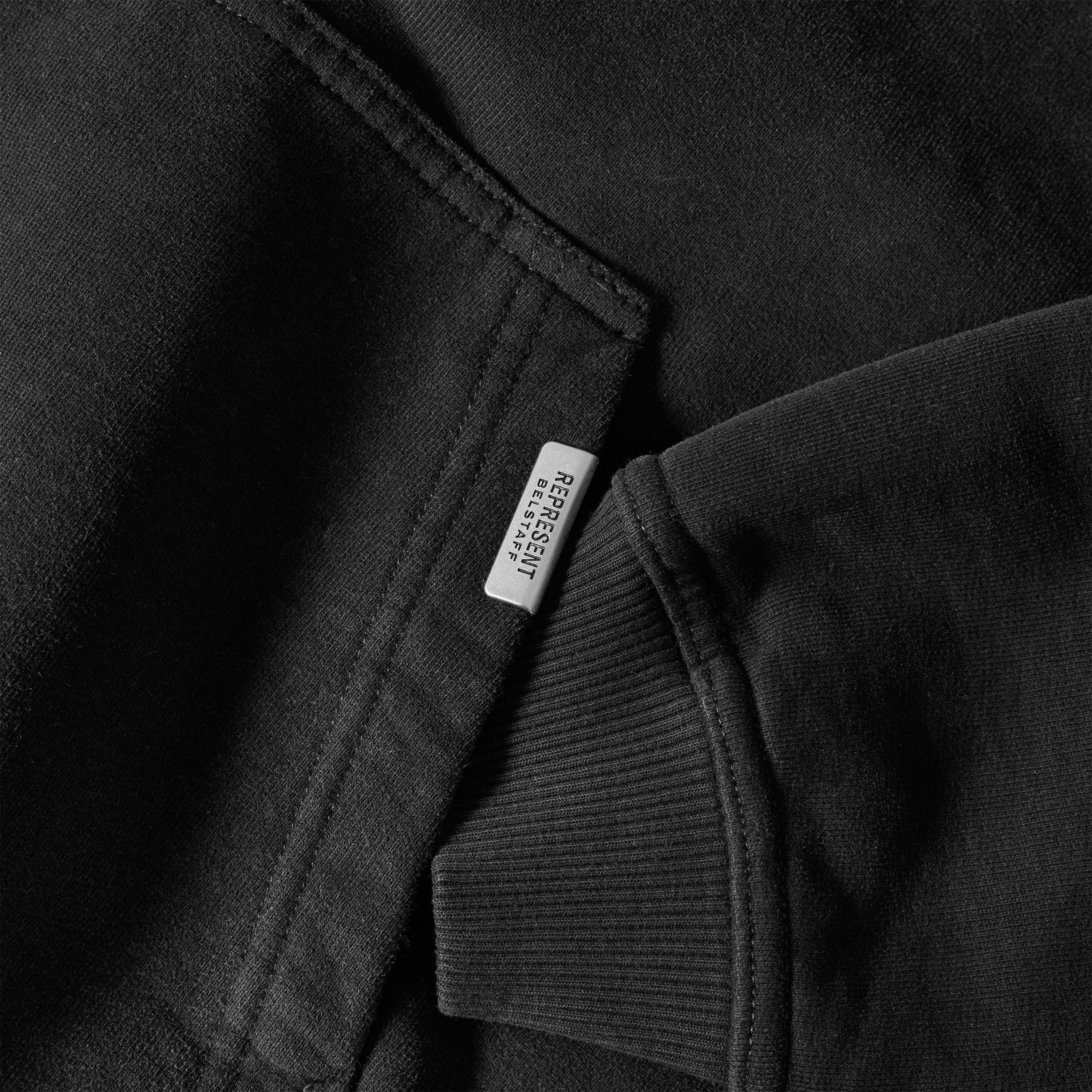 Washed Black - Represent X Belstaff - Men's Overhead Hoodie - 3
