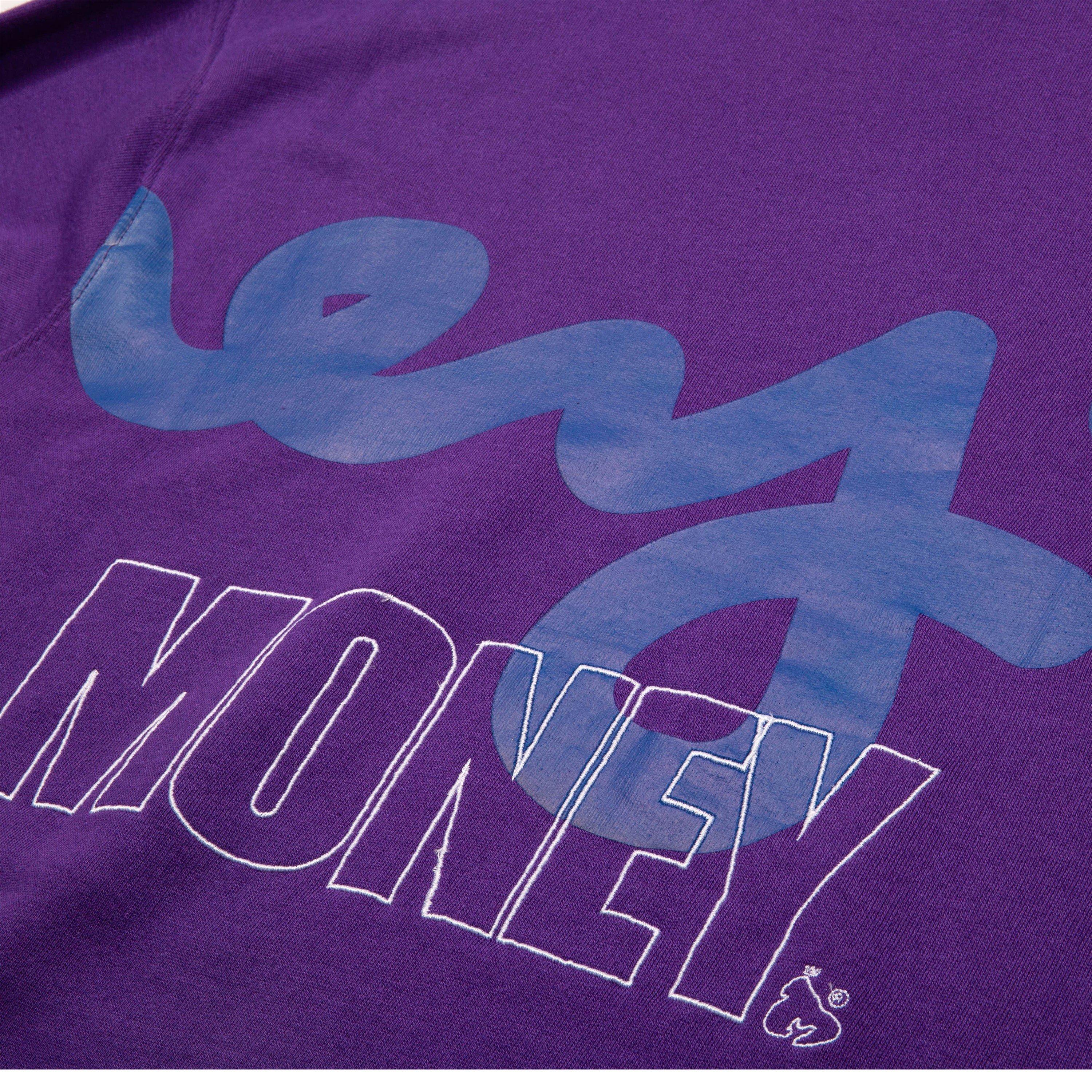 Purple - Money - Stencil Block Hood - 4