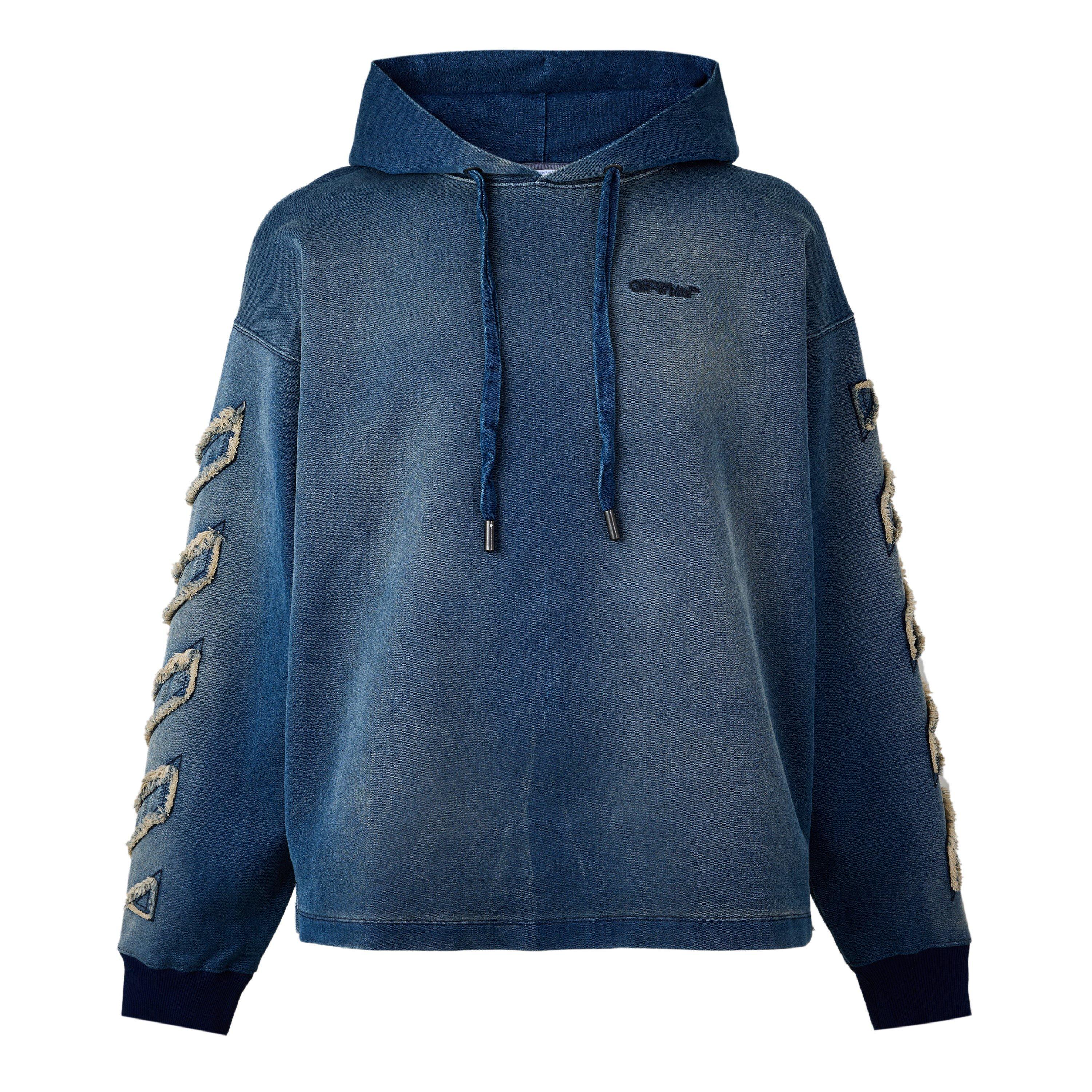 Blue 4022 - Off White - Men's Overhead Hoodie - 1