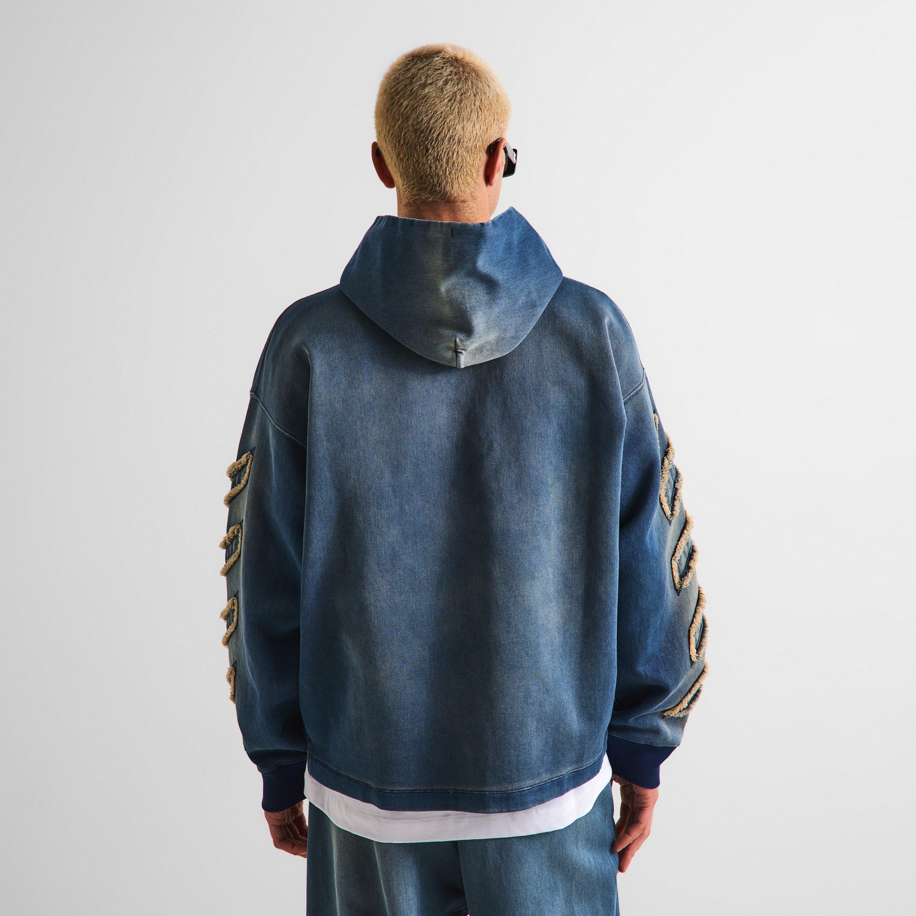 Blue 4022 - Off White - Men's Overhead Hoodie - 4