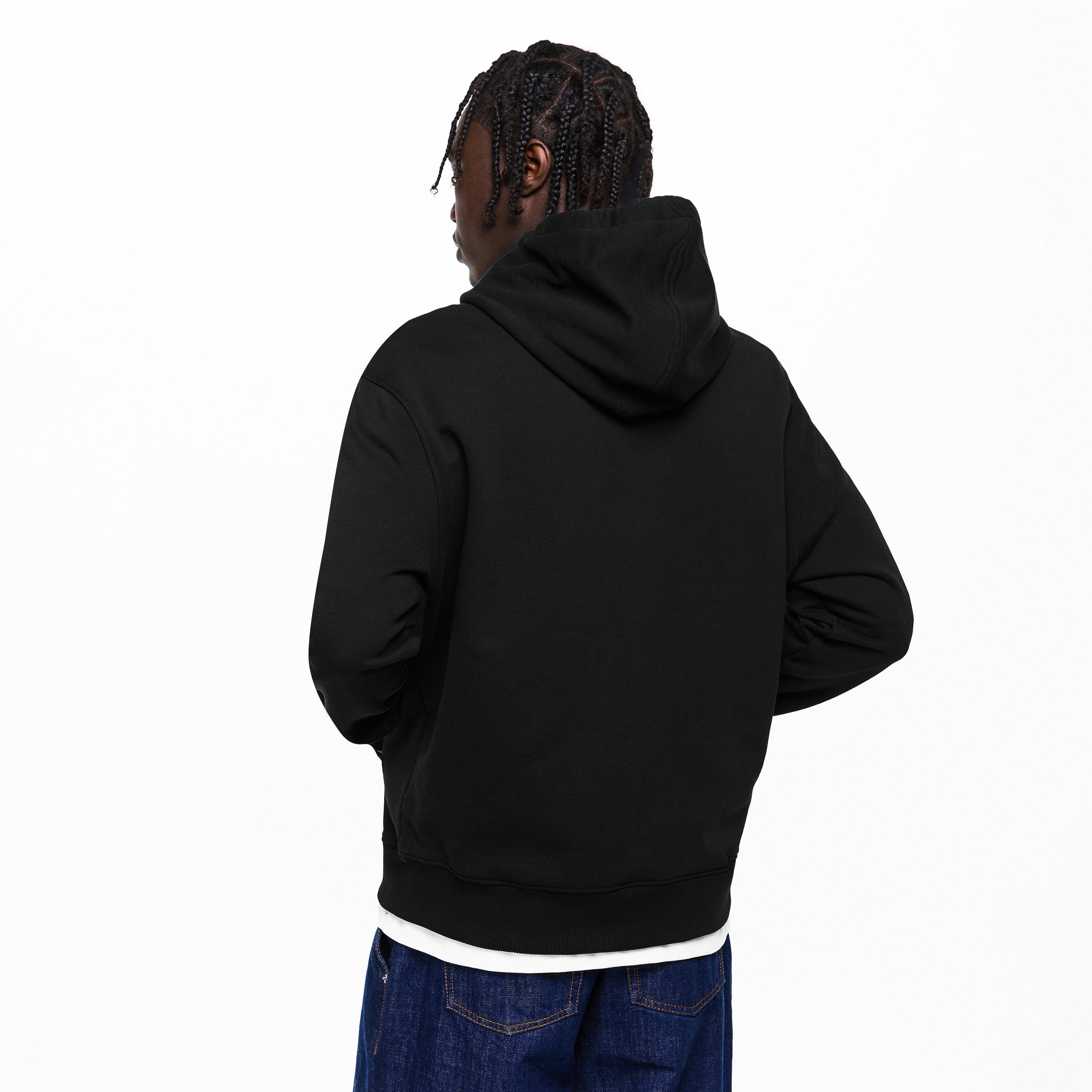 Black/White - Ami Paris - Men's Zip Hoodie - 4