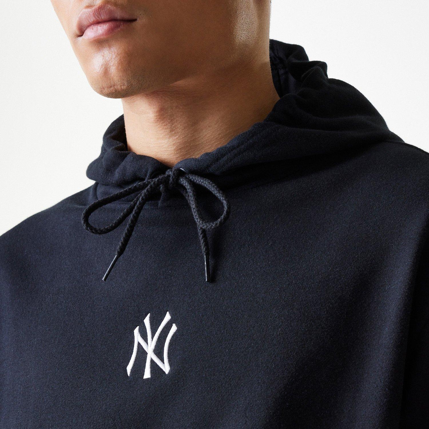 NY Black - New Era - Men's MLB Essential Oversized Over The Head Hoodie - 3