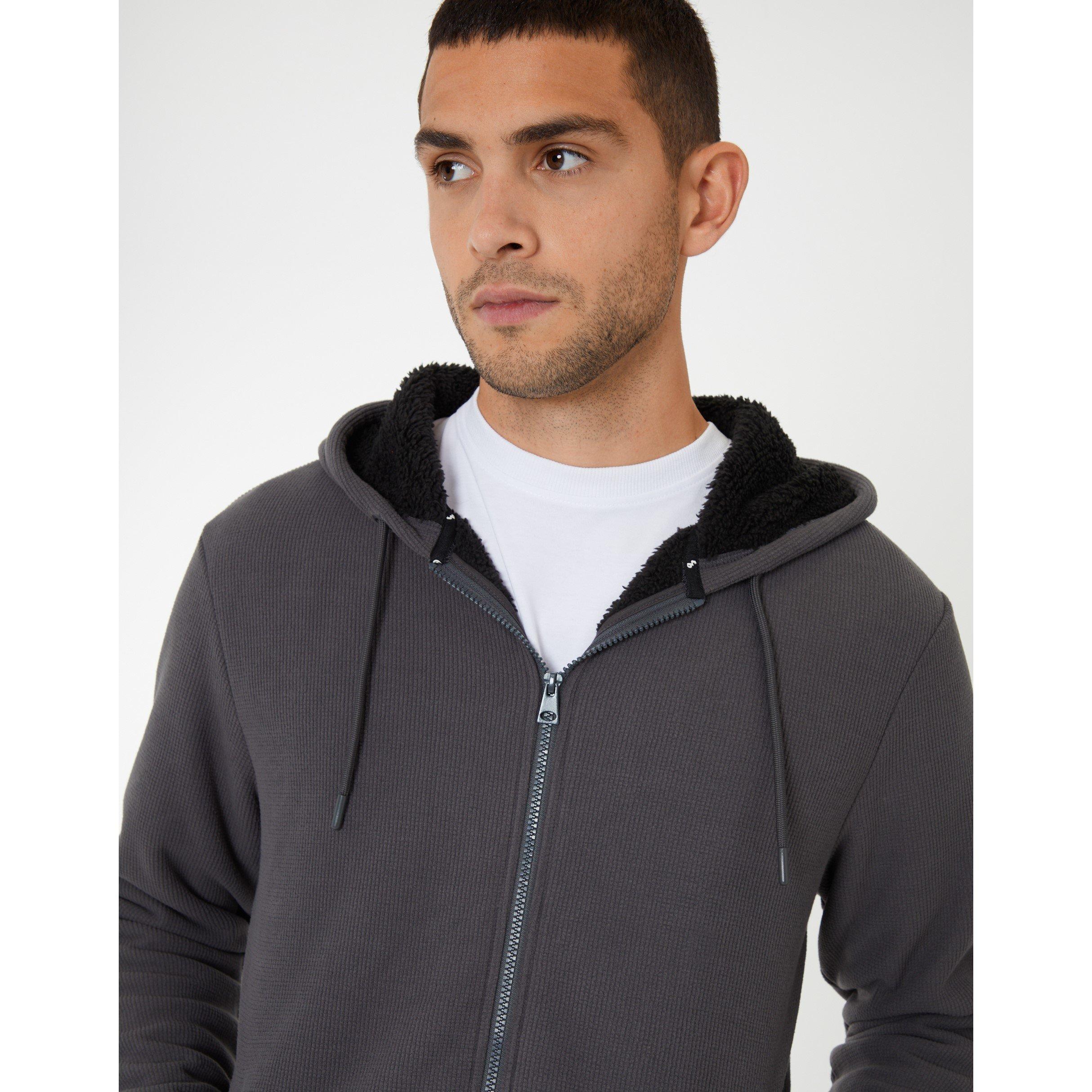 Pizarra - Threadbare - Full-Zip Fleece Hoodie - 4