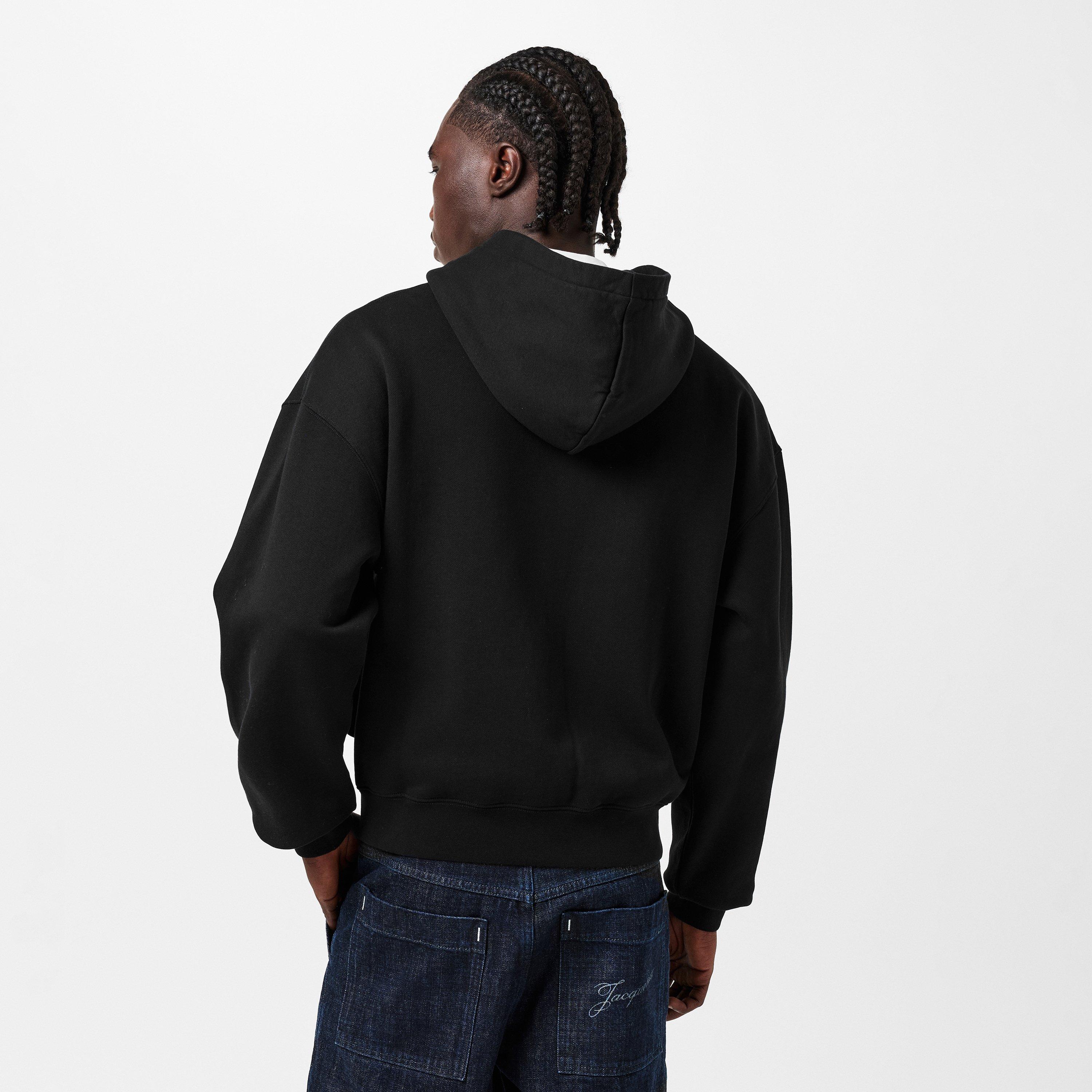Black - Jacquemus - Men's Zip Hoodie - 4