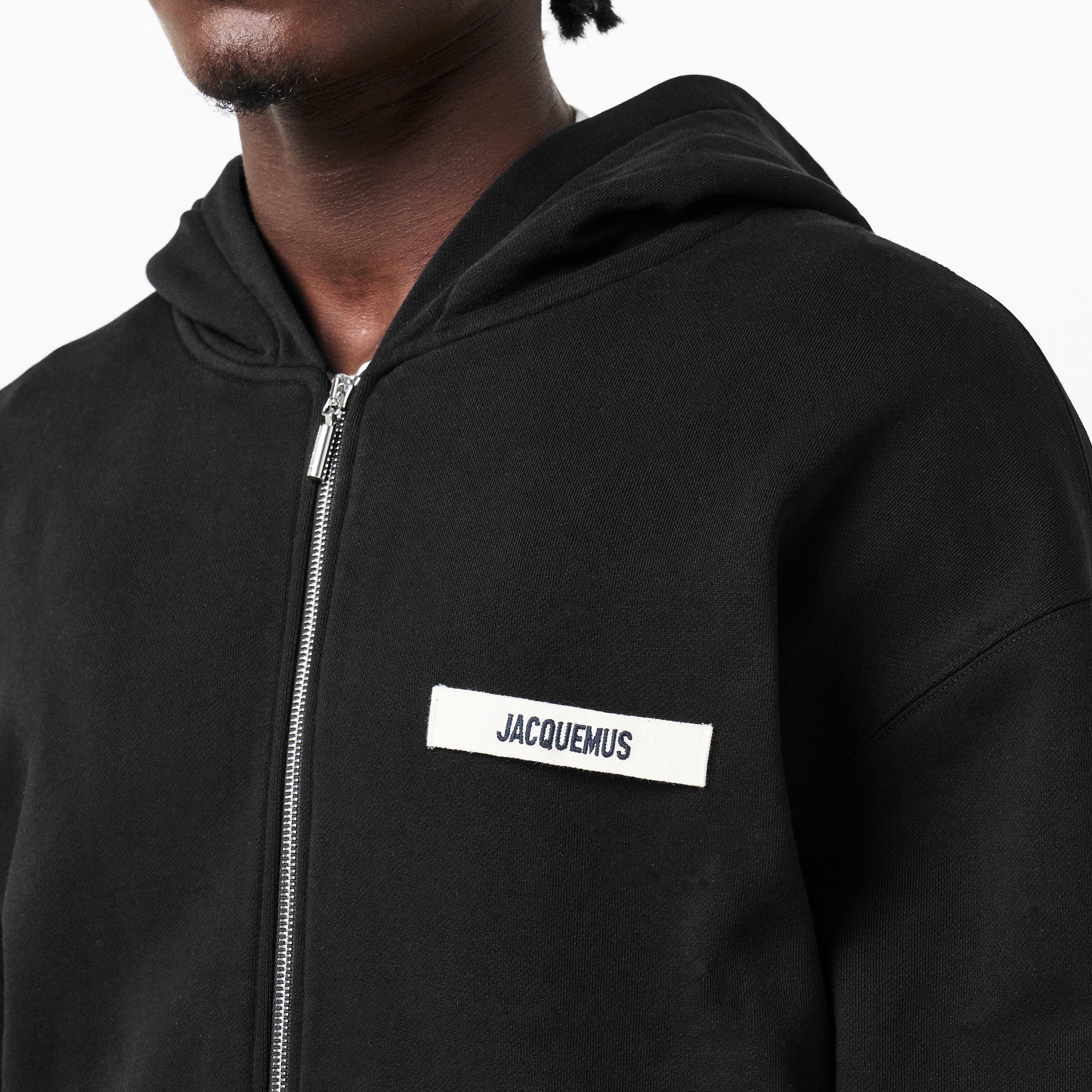 Black - Jacquemus - Men's Zip Hoodie - 5