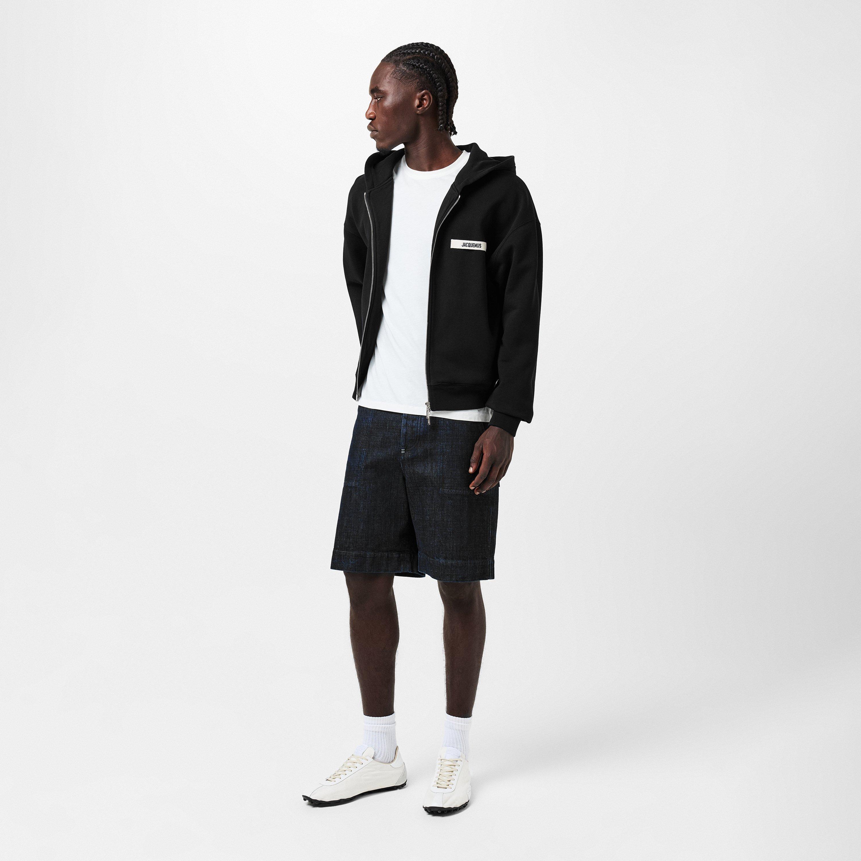 Black - Jacquemus - Men's Zip Hoodie - 6