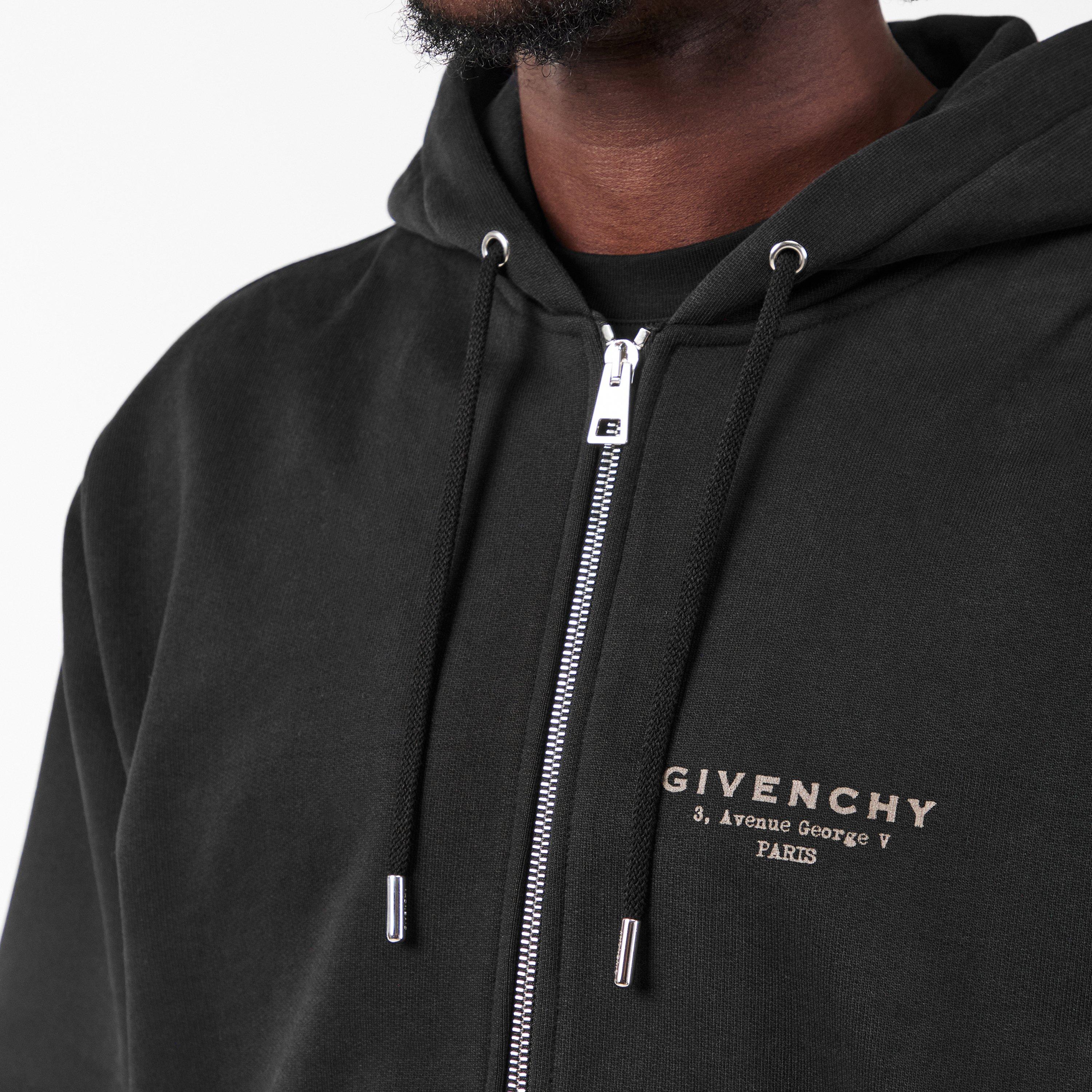 Black - GIVENCHY - Men's Zip Hoodie - 5
