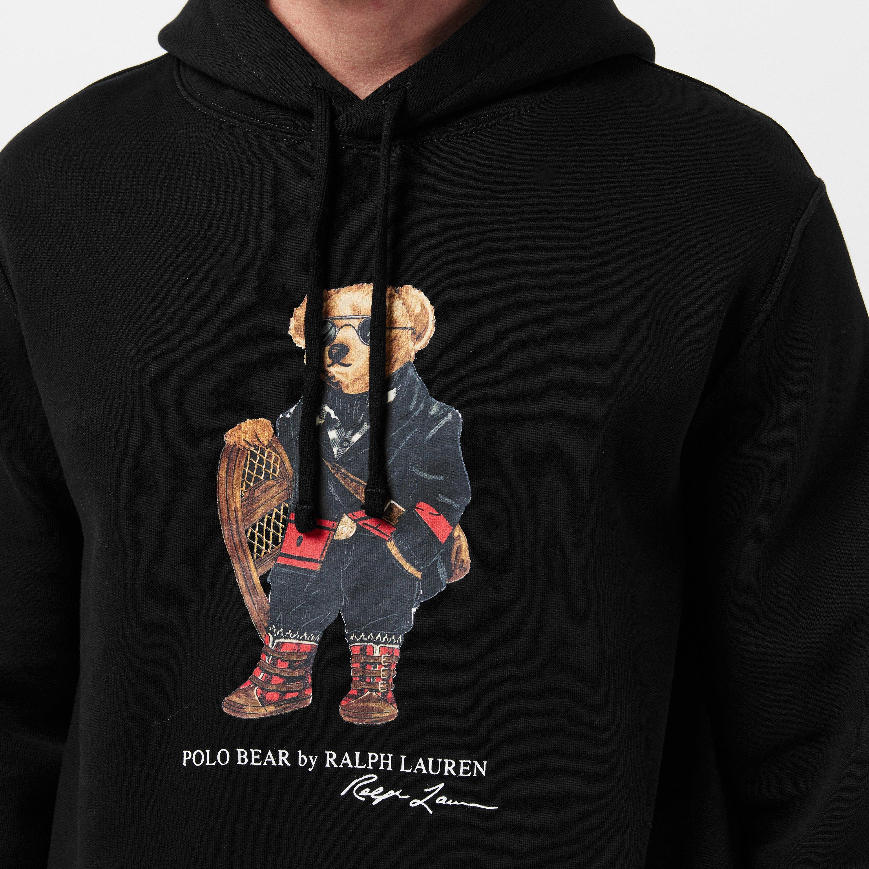 Polo Ralph Lauren Men's Ski Bear Embroidered Casual Fit Hoodie
