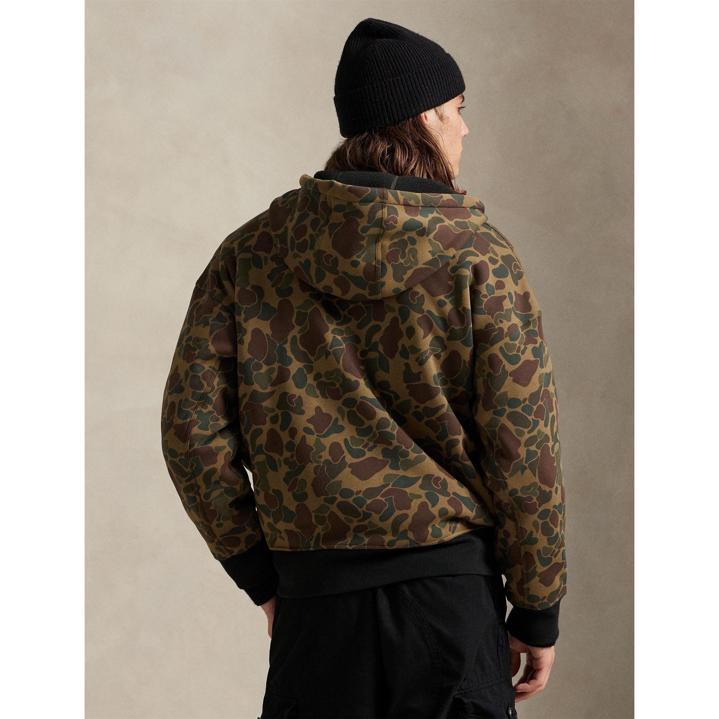 トップス Polo Ralph Lauren zip up hoodie camo Polo Ralph Lauren Camo Double-Knit Hoodie | Dillard's