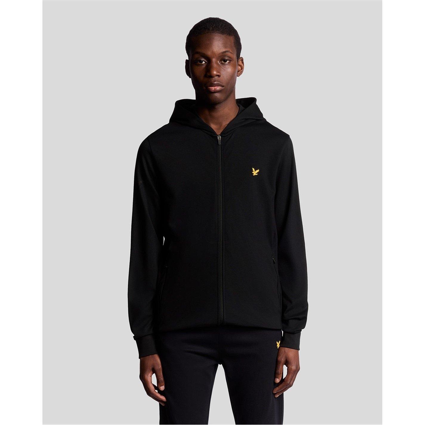 Jet Black - Lyle and Scott - Mens Full Zip Hoodie - 6