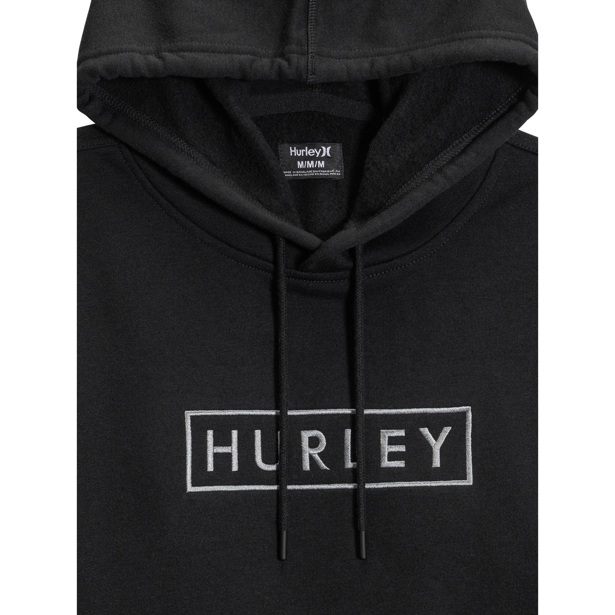 Black - Hurley - Box Fleece Hoodie - 3