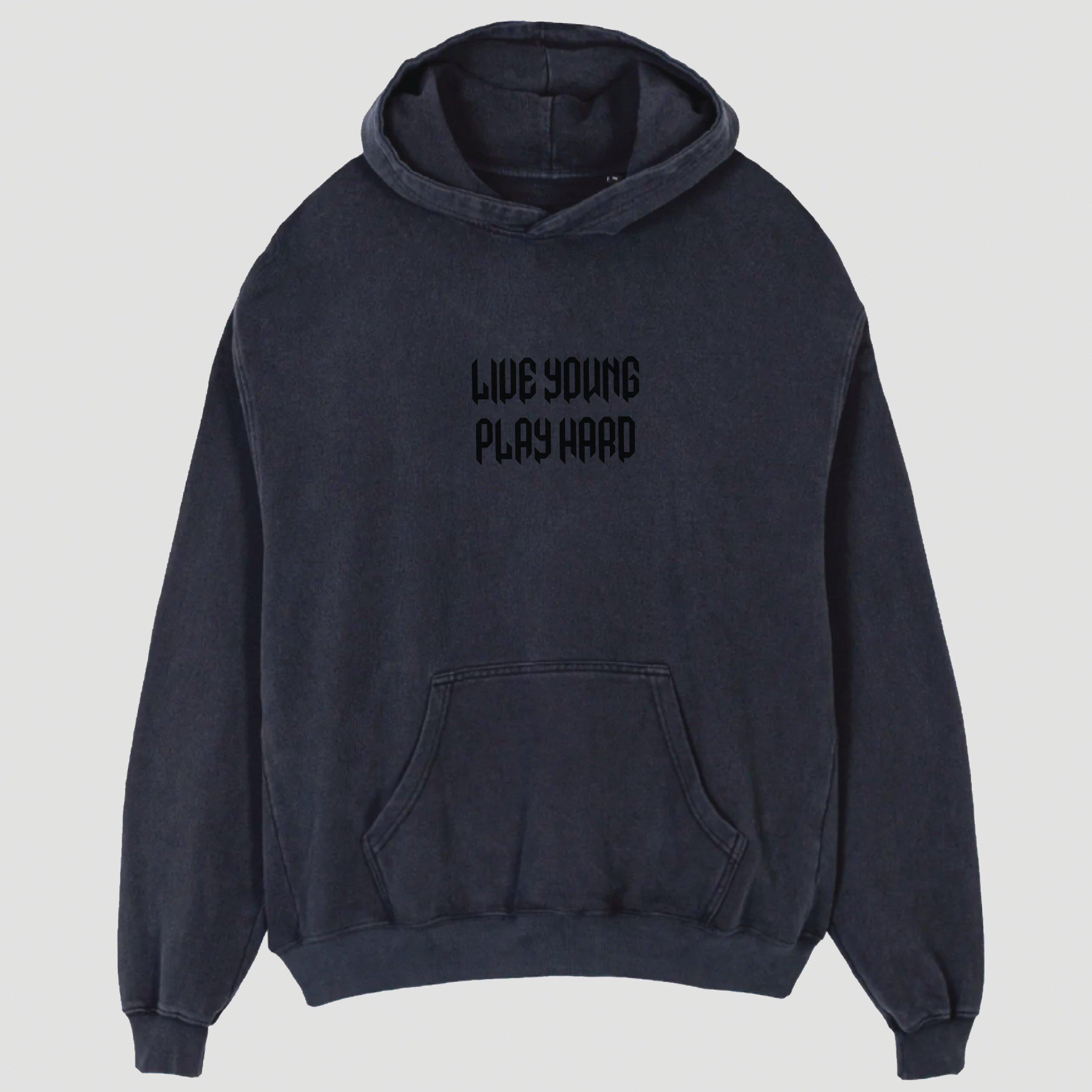Black - LYPH - Punk Hoodie - 1