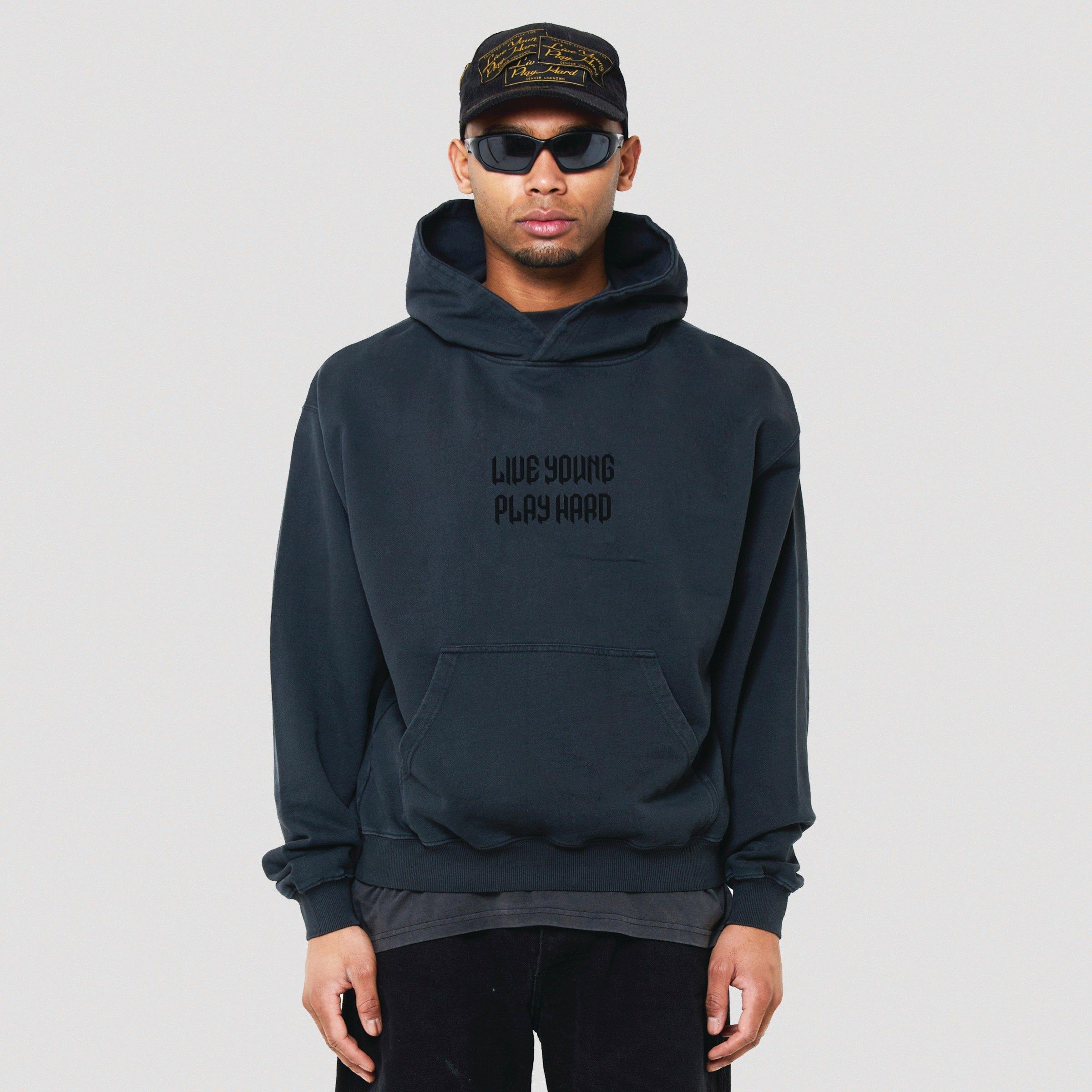 Black - LYPH - LYPH Punk Hoody Sn99 - 3