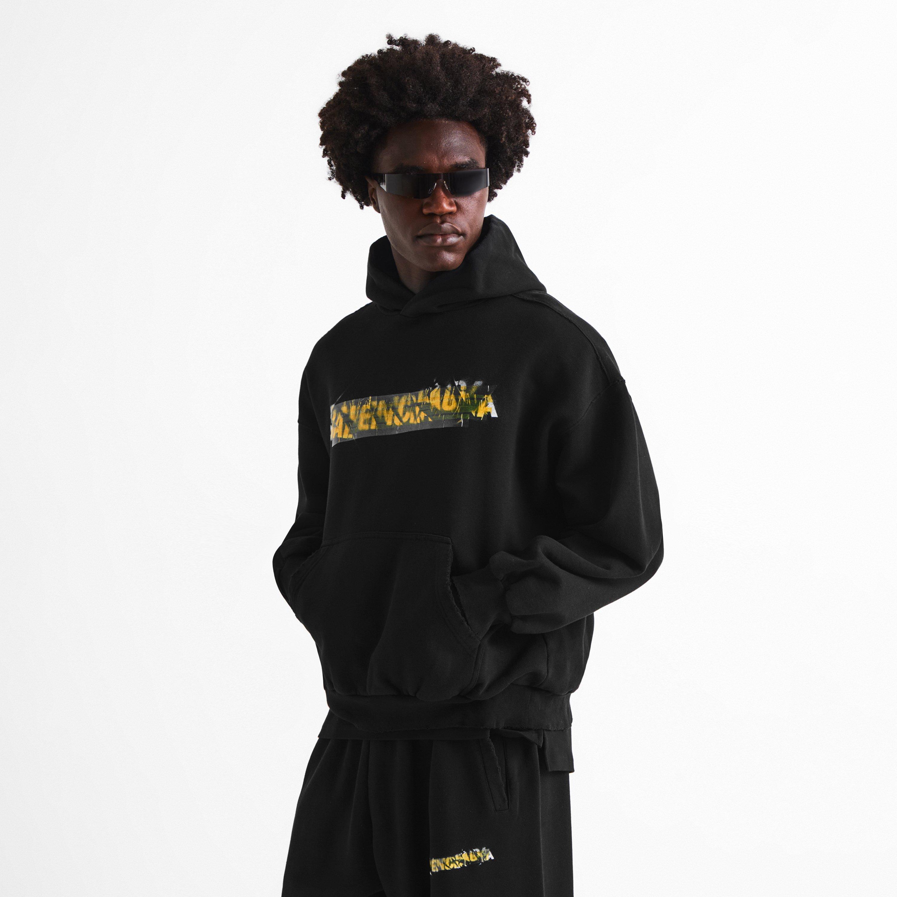 Black - Balenciaga - Men's Overhead Hoodie - 3