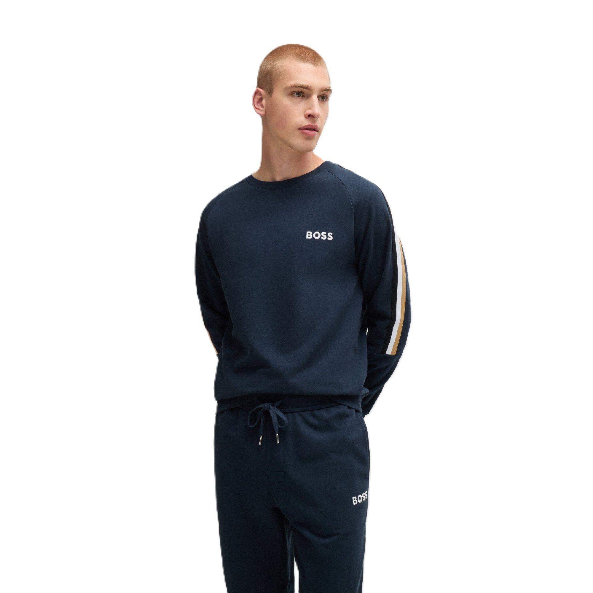 Dark Blue - Boss - Iconic Long Set 10241854 02 Hoody Mens - 2