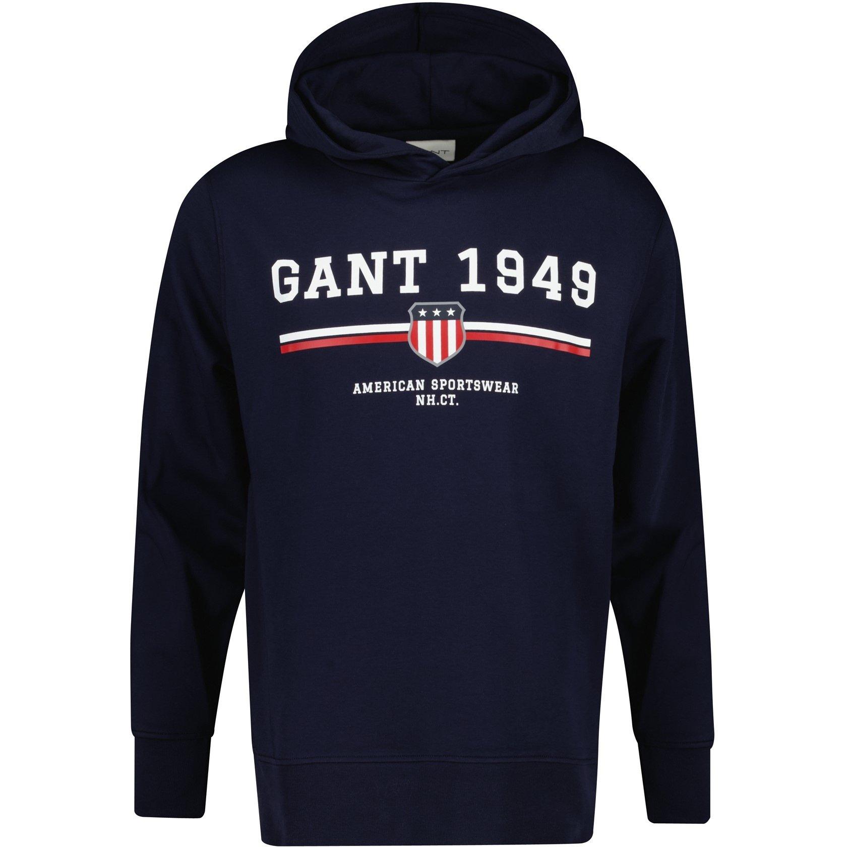 Gant Graphic Hoodie - Evening 433 - M