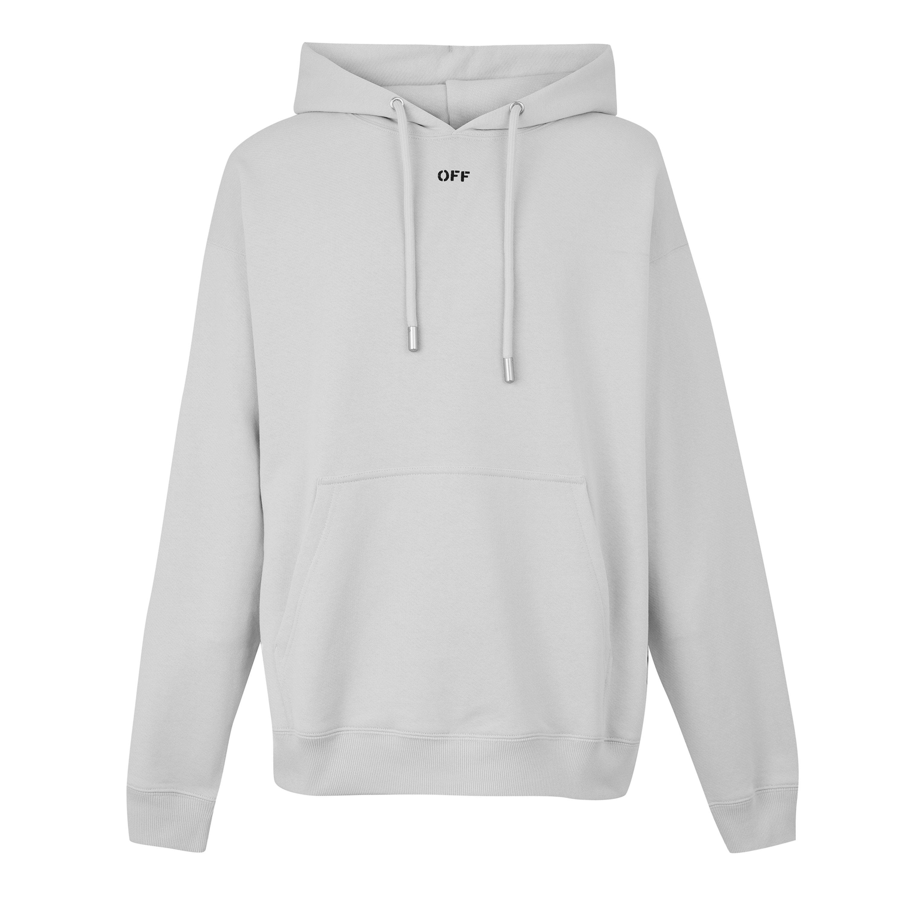 Stone/Black - Off White - Men's Skate Pull Over Hoodie - 1