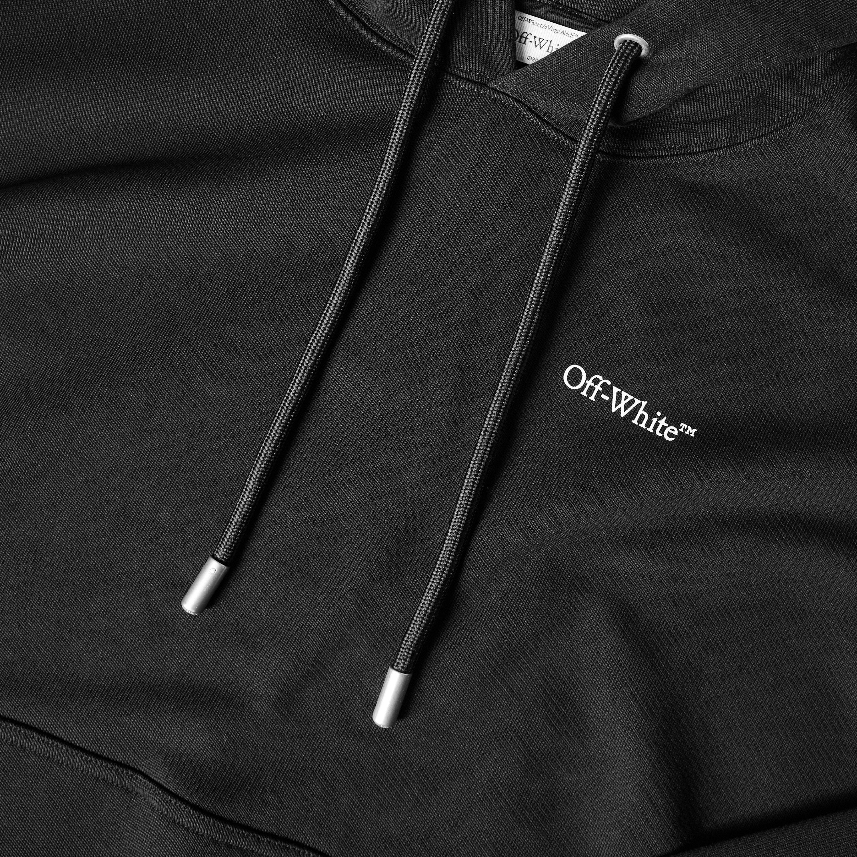 Off White Men's Cloud Arrow Sketch Pull Over Hoodie | Cruise Fashion