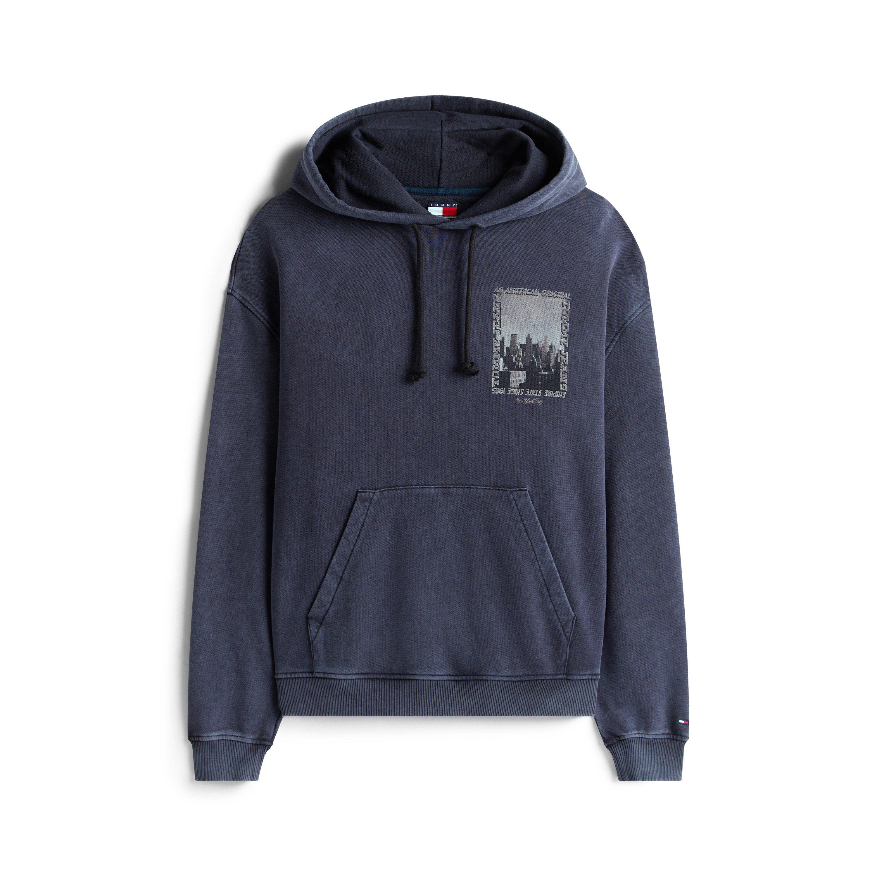 Black - Tommy Jeans - Men's TJ Photo City Pull Over OTH Hoodie - 1