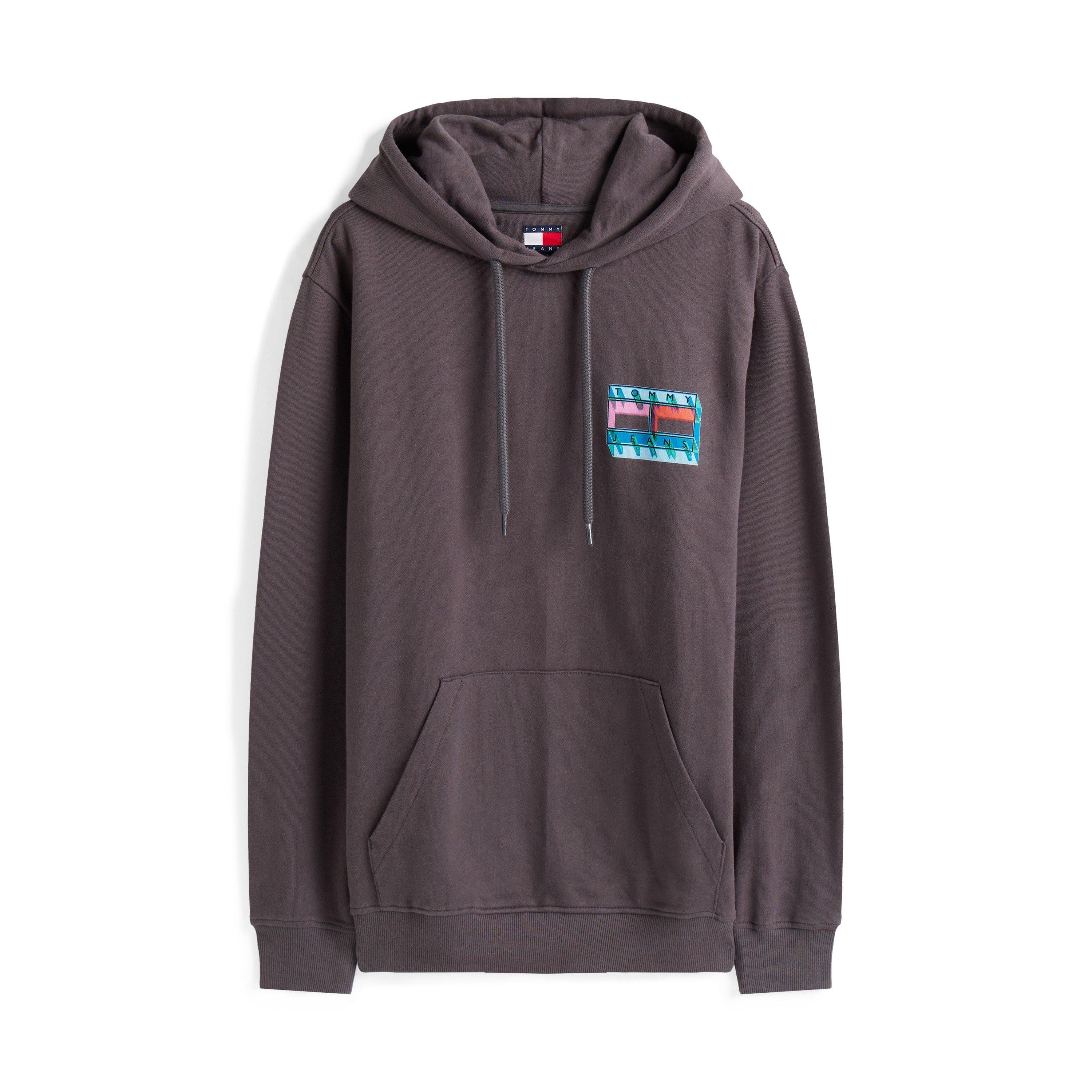 Washed Black - Tommy Jeans - Men's DNA Play Pull Over Hoodie - 1