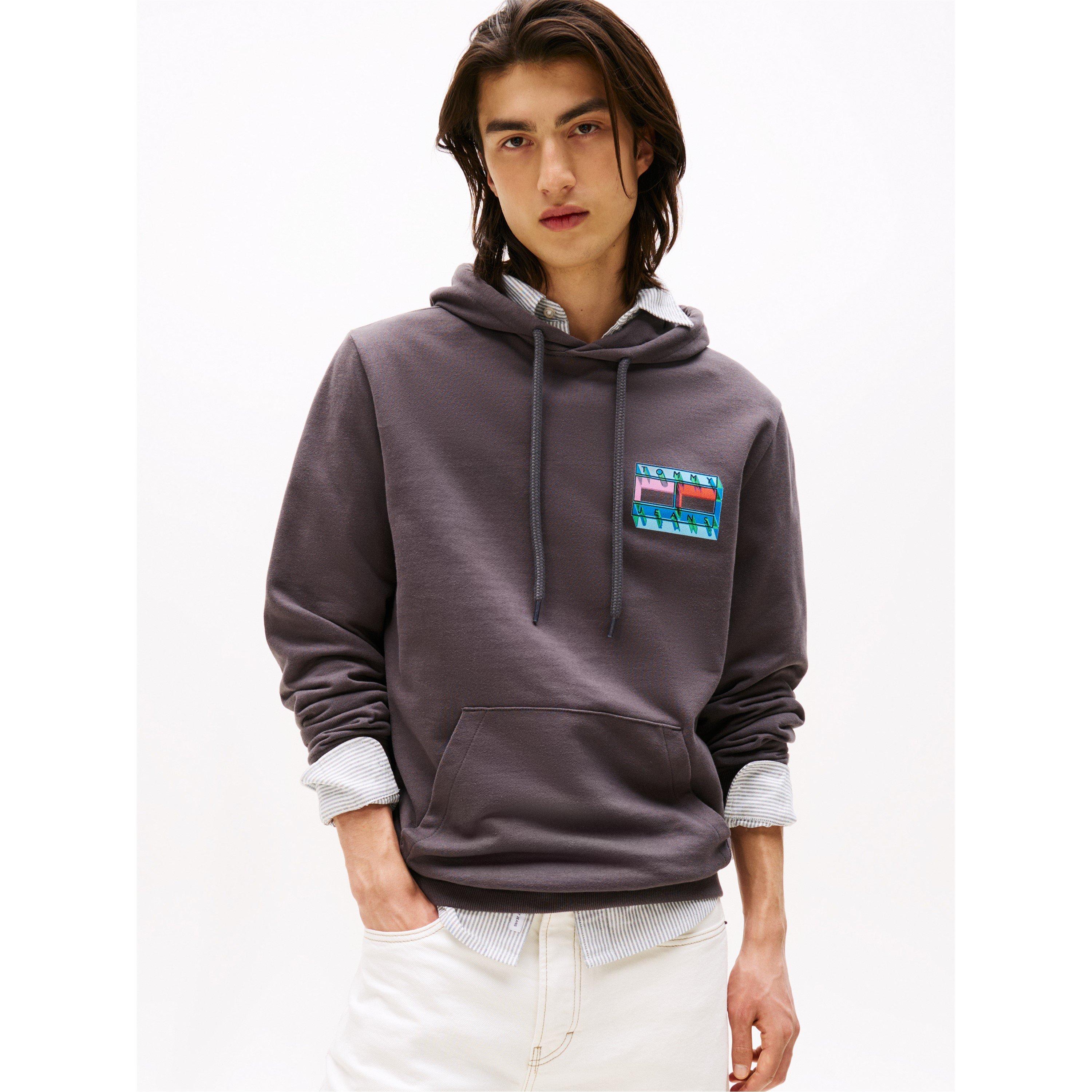 Washed Black - Tommy Jeans - Men's TJ DNA Play Hoodie - 2