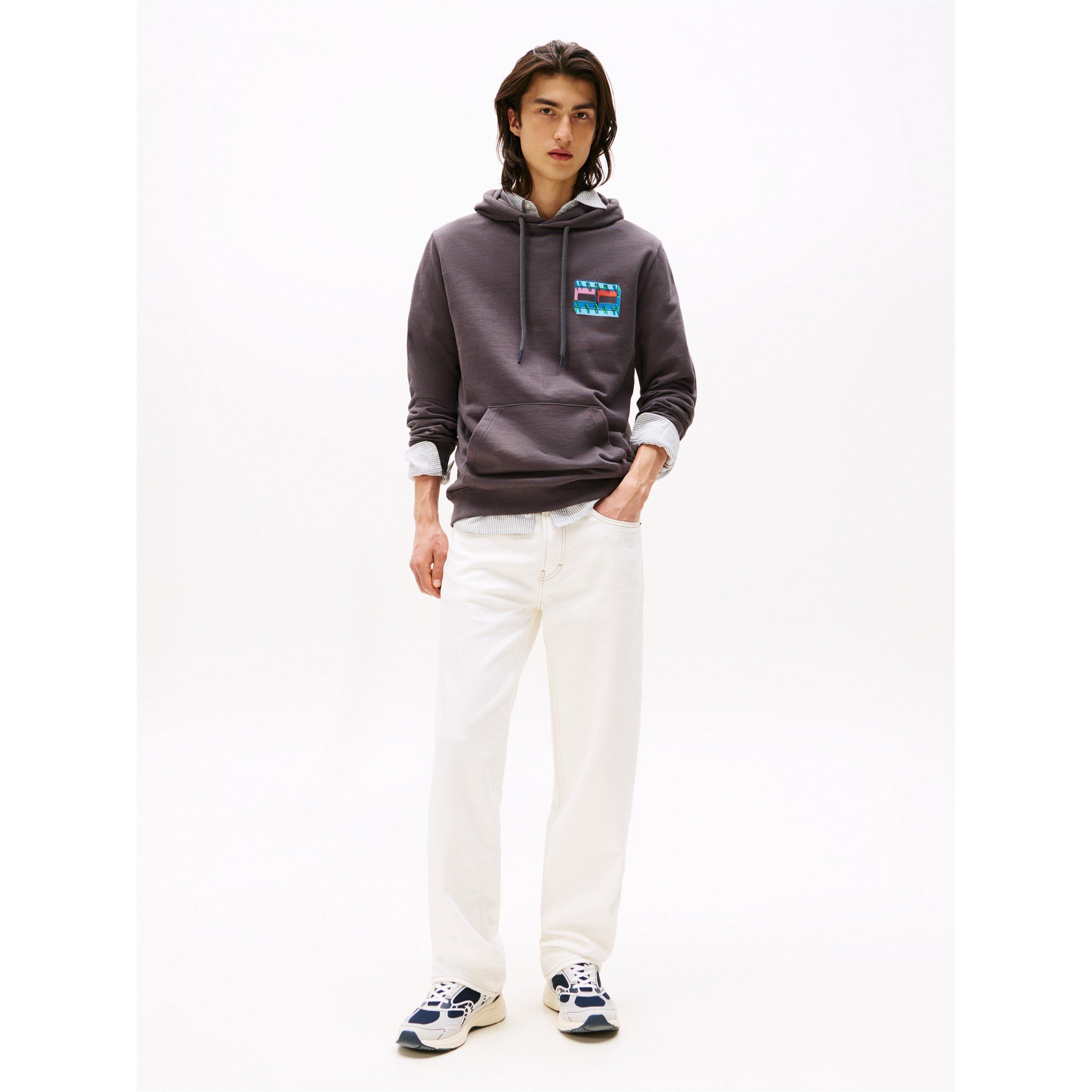 Washed Black - Tommy Jeans - Men's TJ DNA Play Hoodie - 3