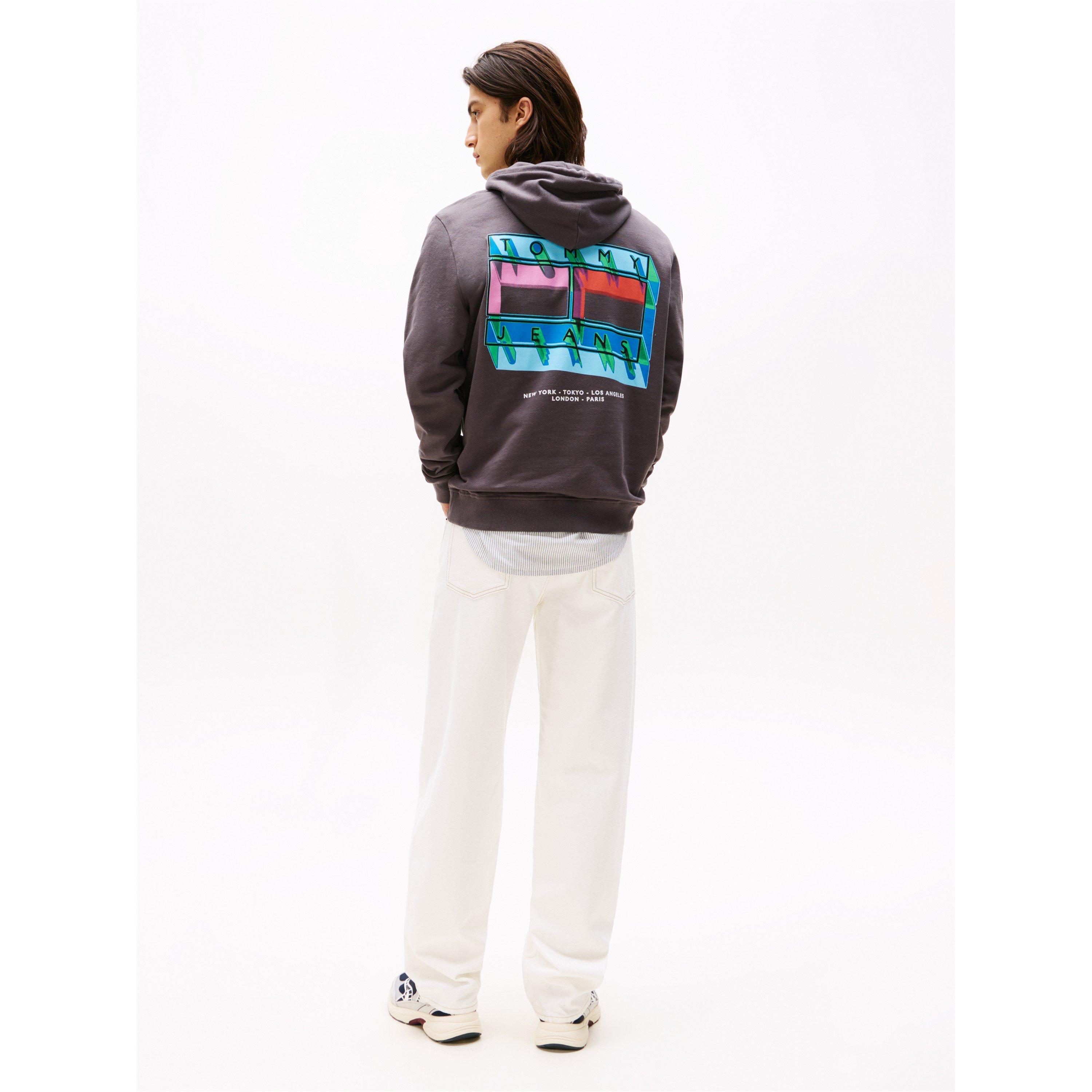 Washed Black - Tommy Jeans - Men's TJ DNA Play Hoodie - 4