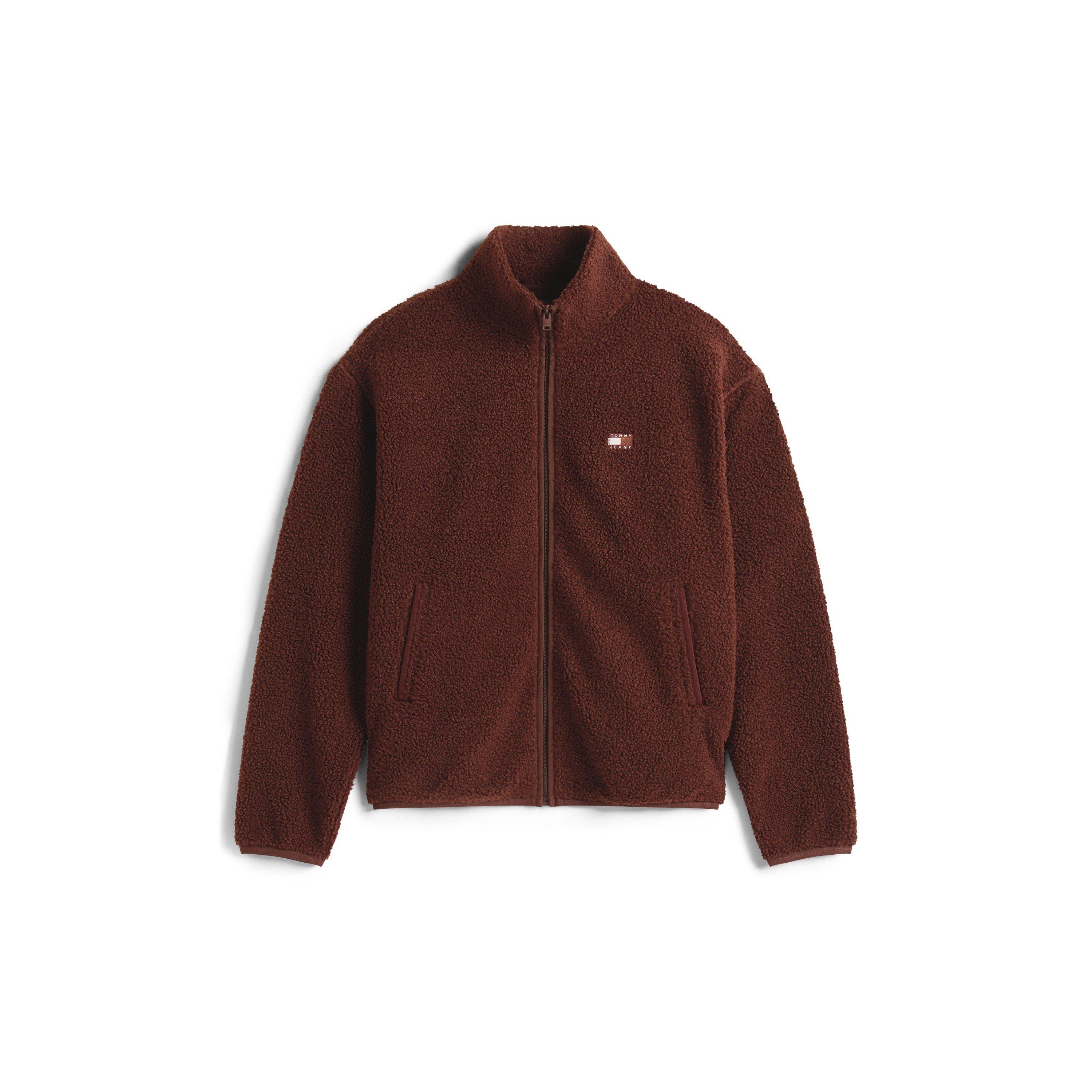 Rich Brown - Tommy Jeans - Men's Full Zip Teddy Hoodie - 1