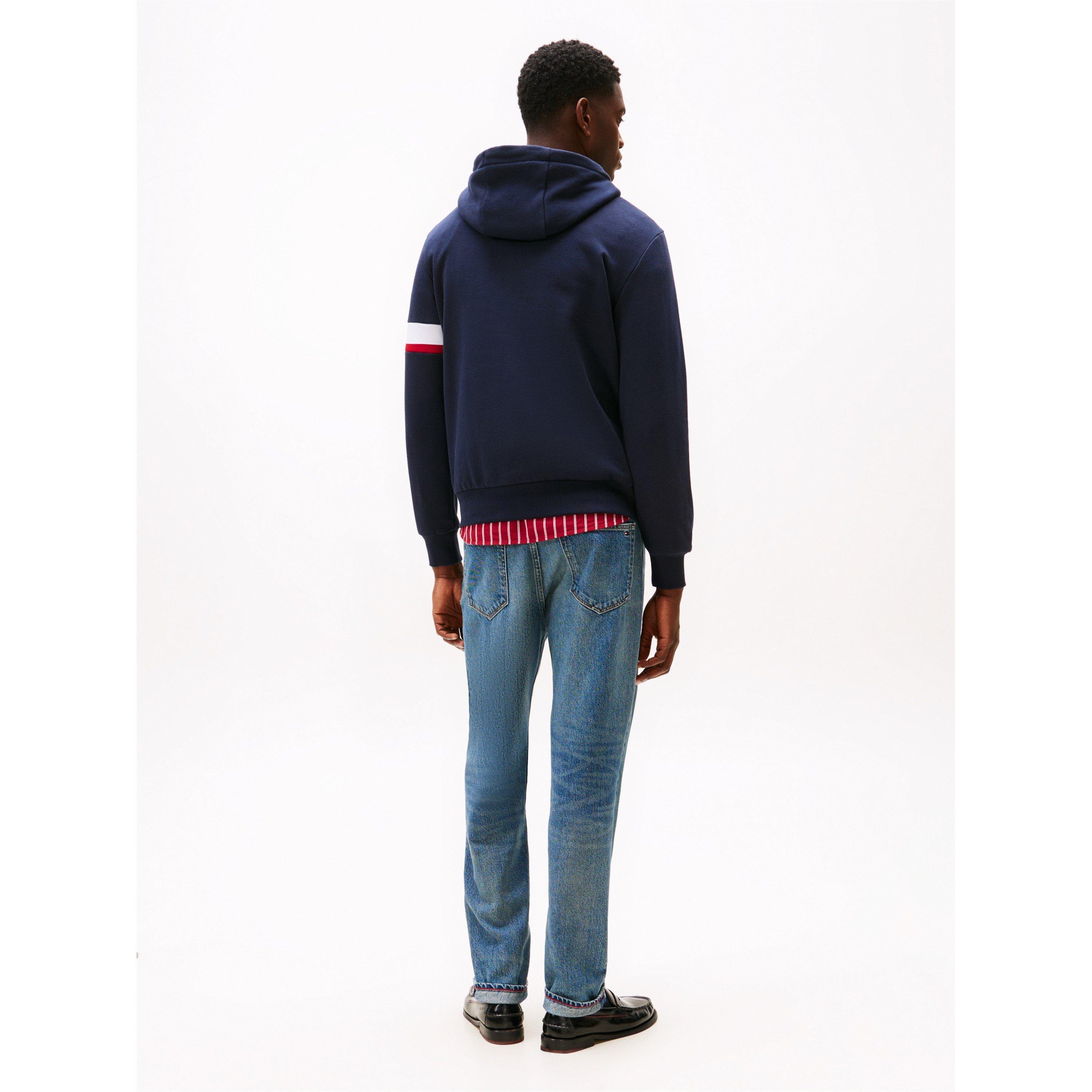 Desert Sky DW5 - Tommy Hilfiger - Men's Sleeve Tape Over-the-Head Hoodie - 4