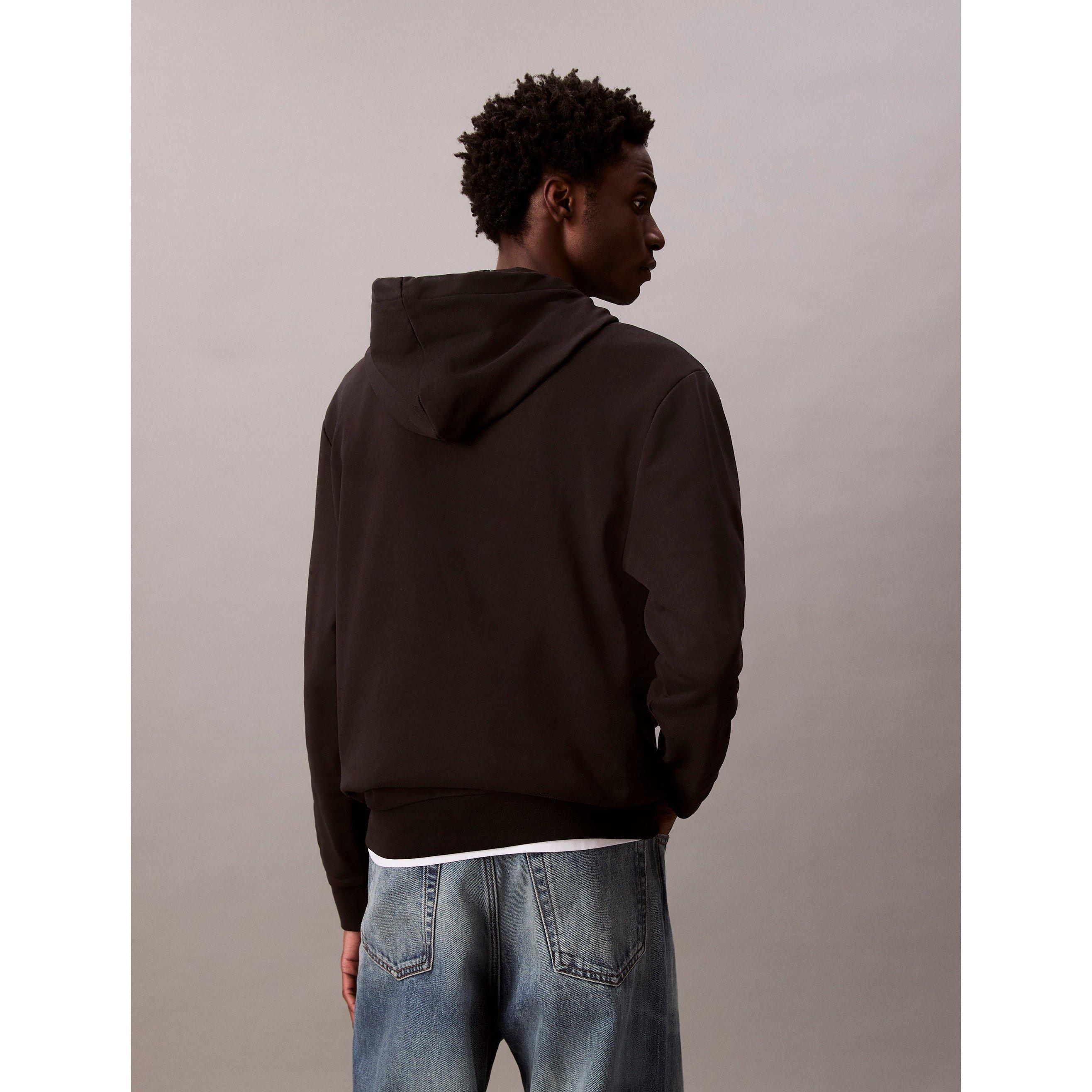 Nero UB1 - Calvin Klein Jeans - Men's CKJ Woven Over-the-Head Hoodie - 4