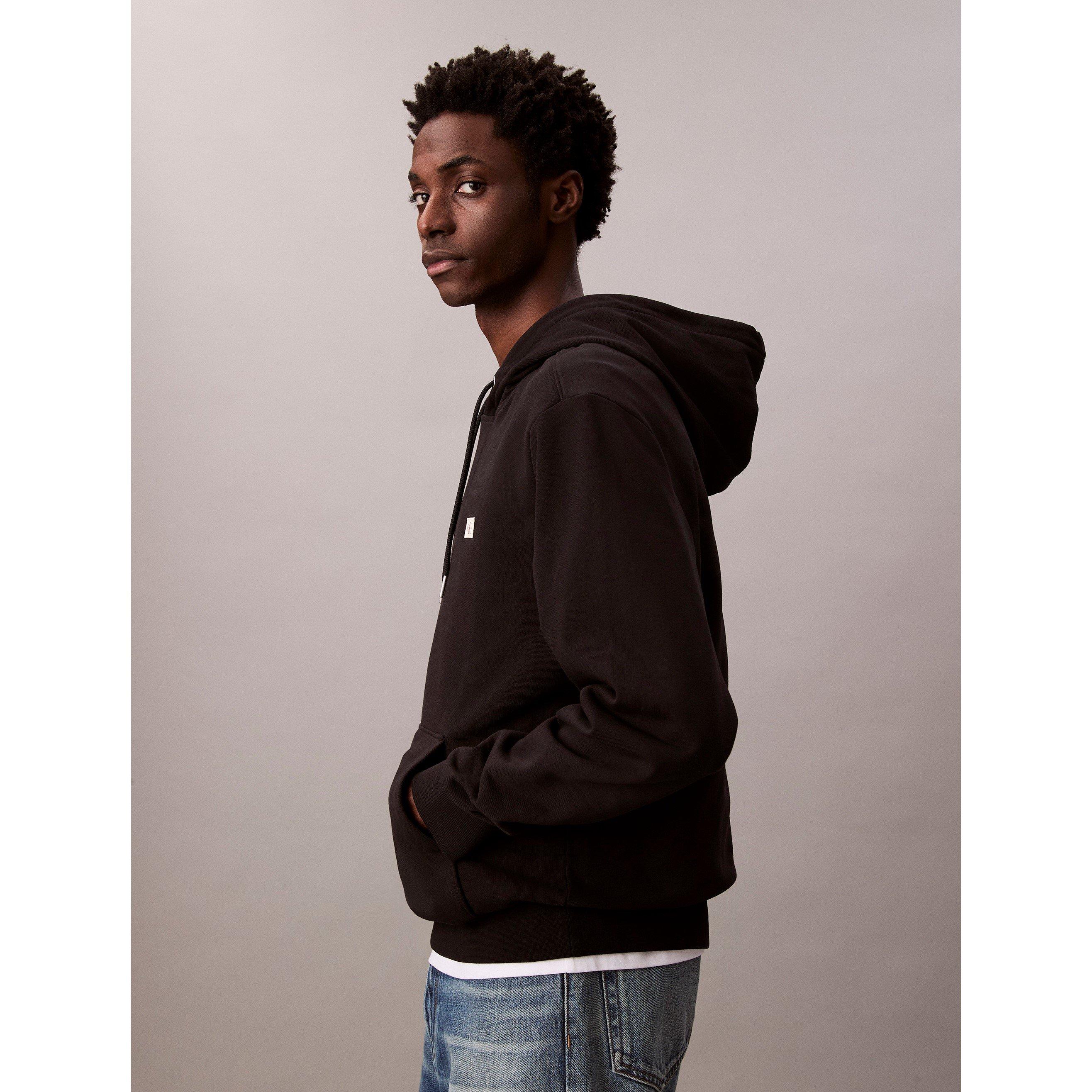 Nero UB1 - Calvin Klein Jeans - Men's CKJ Woven Over-the-Head Hoodie - 6