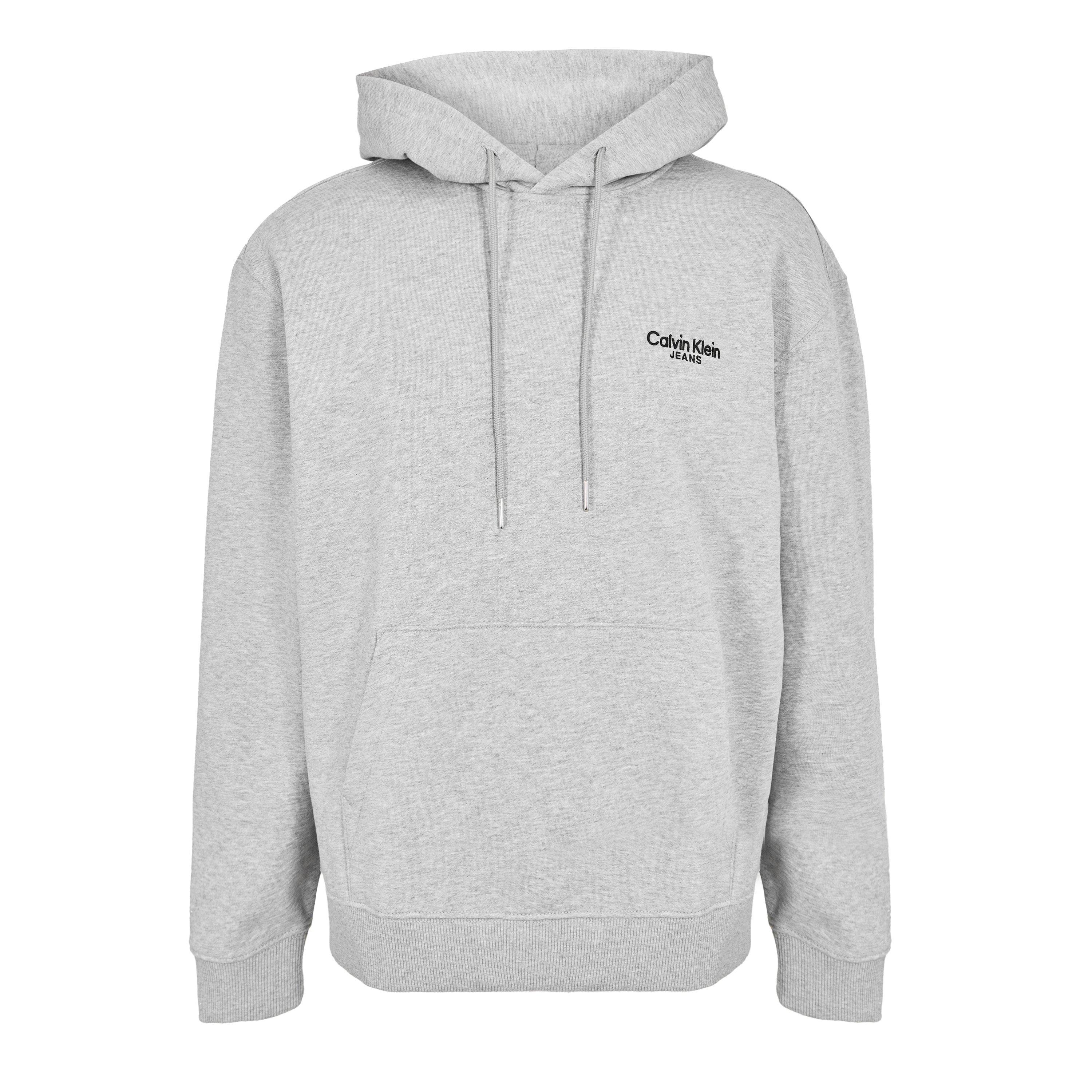 Calvin Klein Jeans Men's Back Print Hoodie - Heroic Grey Htr - XL