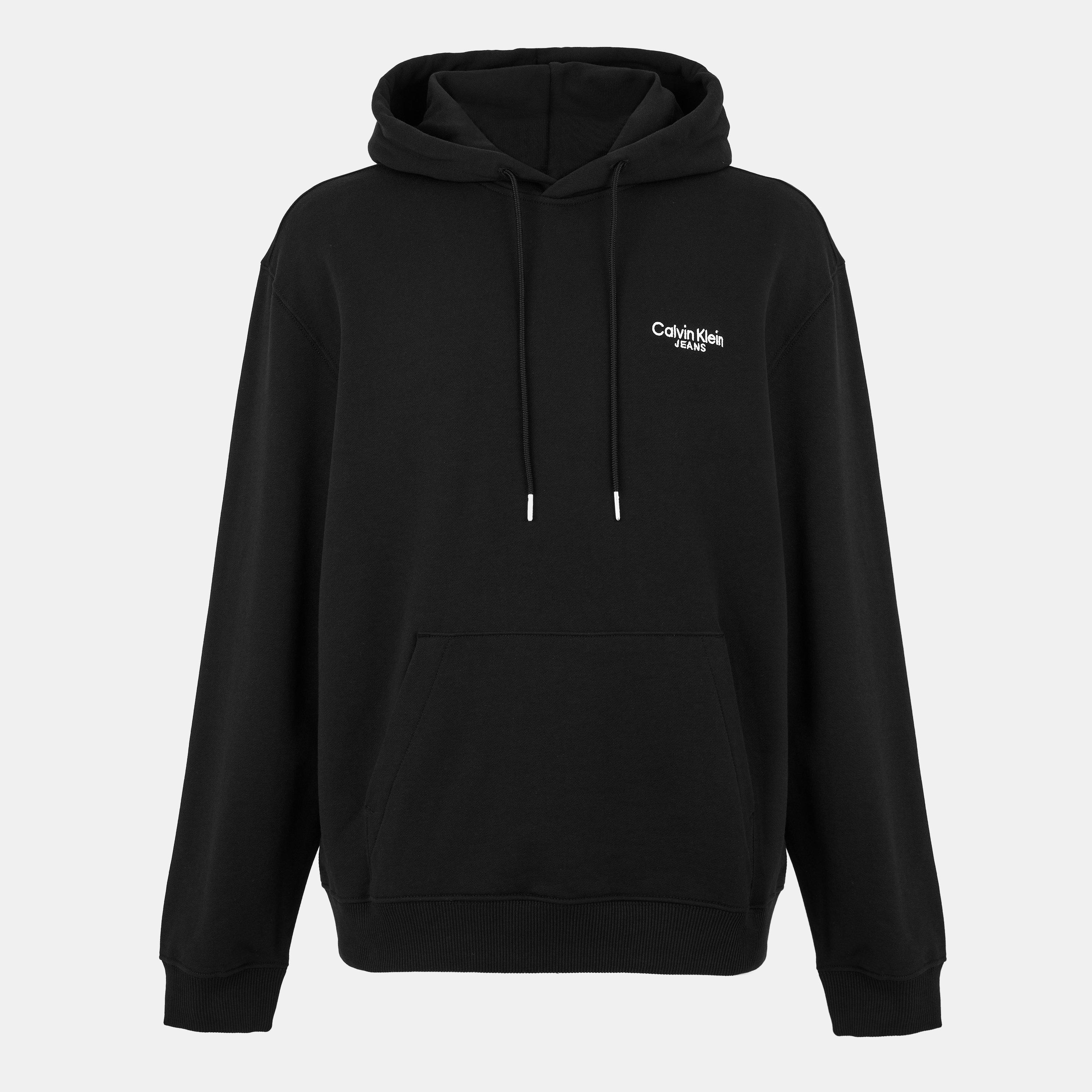 Black UB1 - Calvin Klein Jeans - Men's Back Print Hoodie - 1