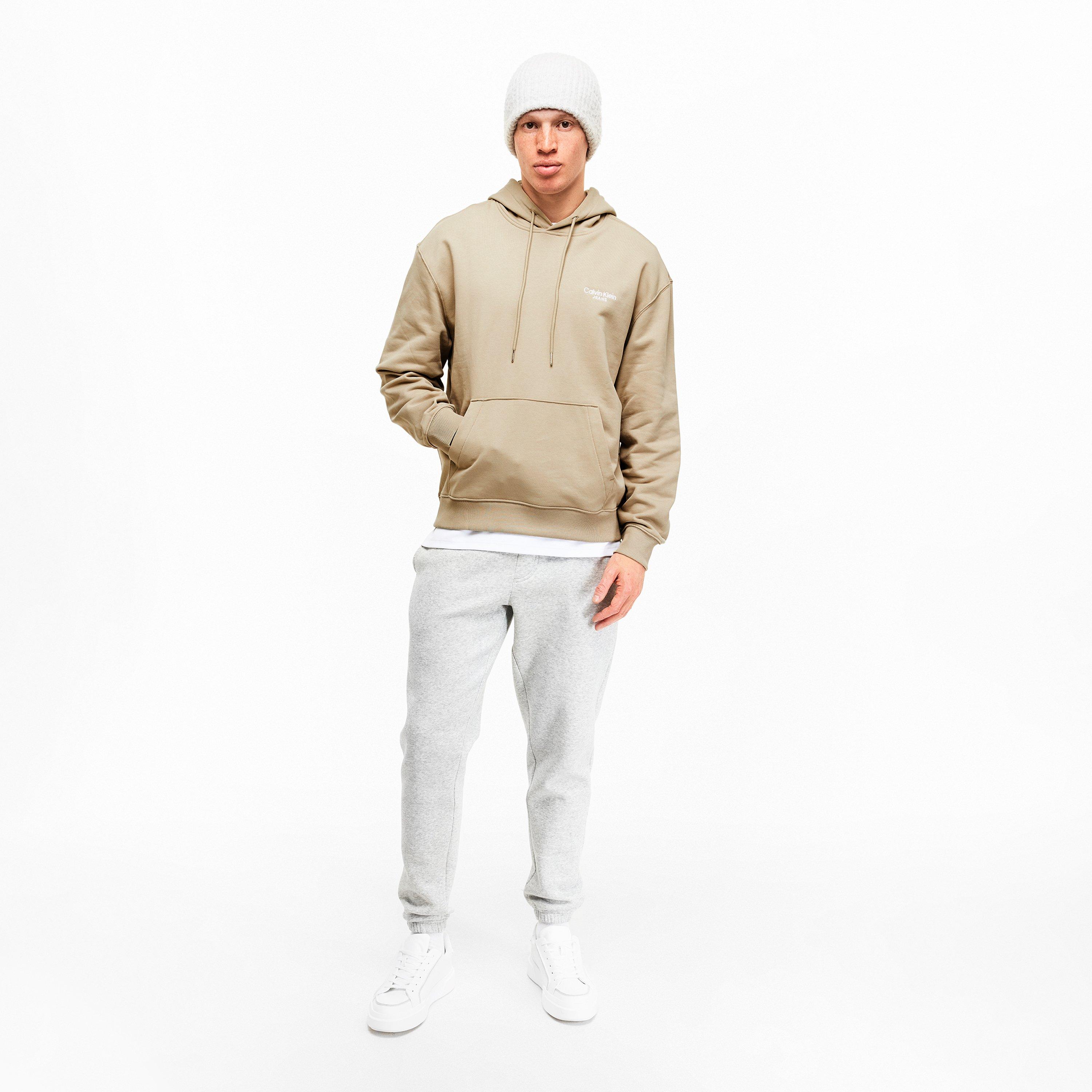 Ancient Marble - Calvin Klein Jeans - Men's Back Print Hoodie - 6