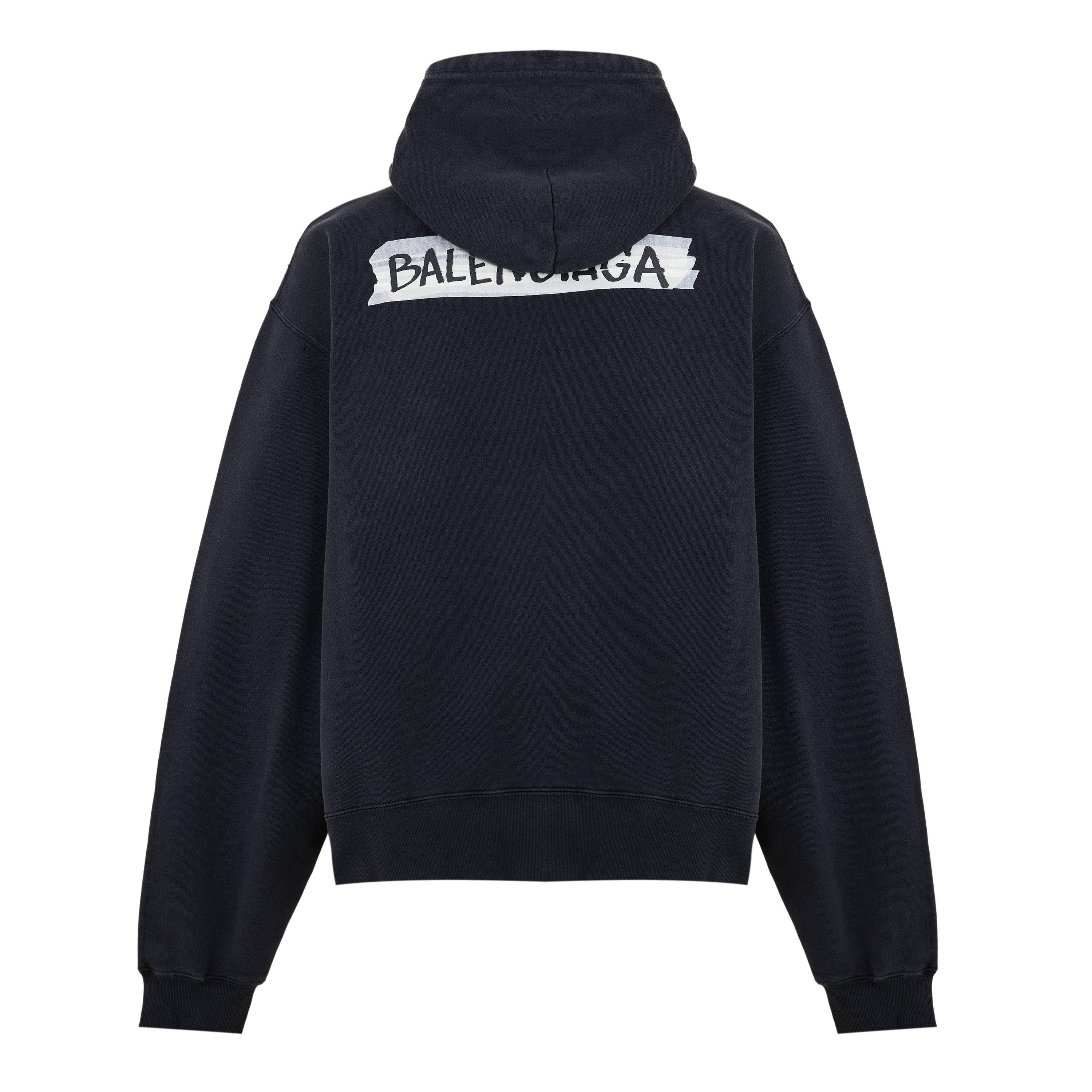 Washed Black - Balenciaga - Bal Oversized Zip-Up Sn62 - 2
