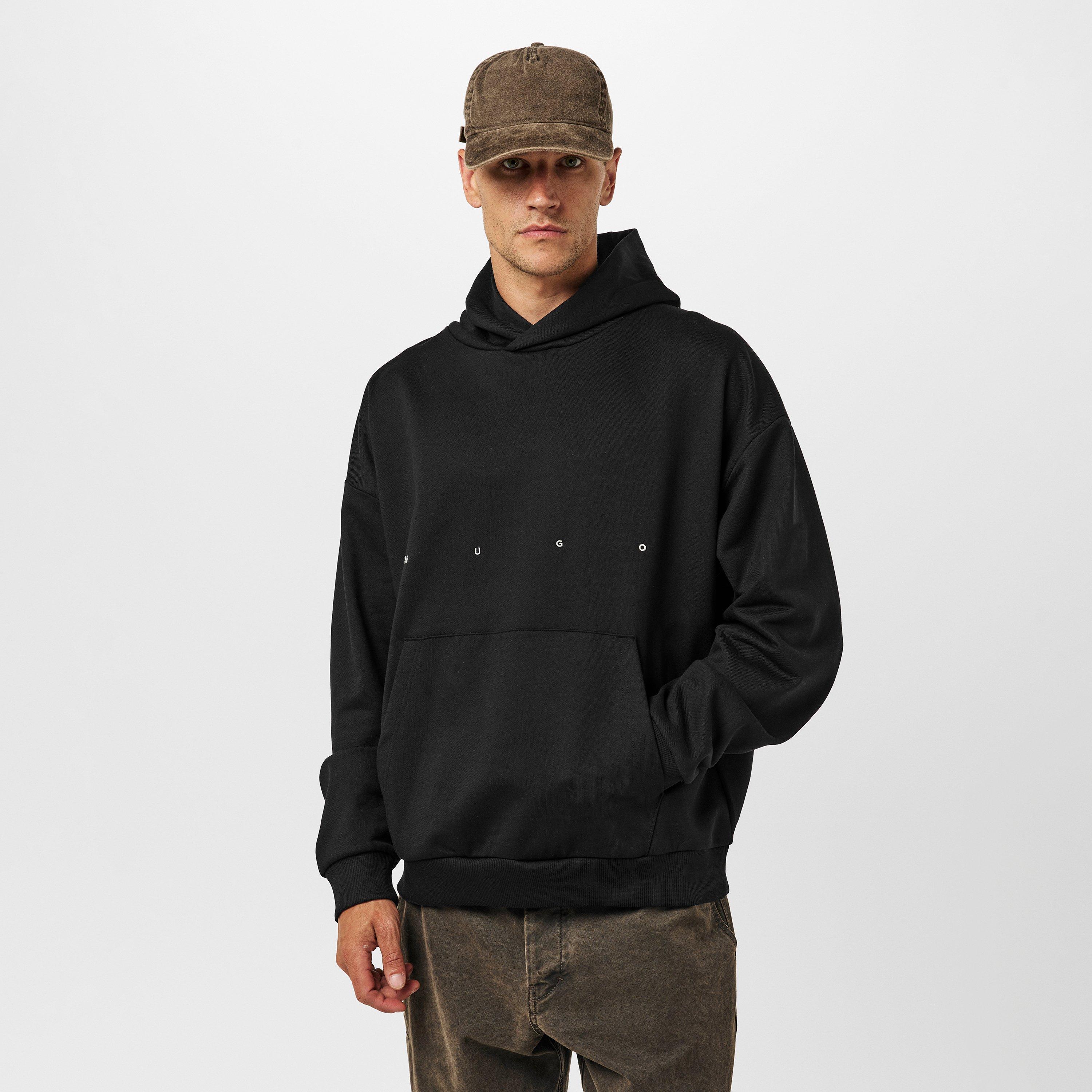 Black 001 - Hugo - Men's Dabilano Hoodie - 3