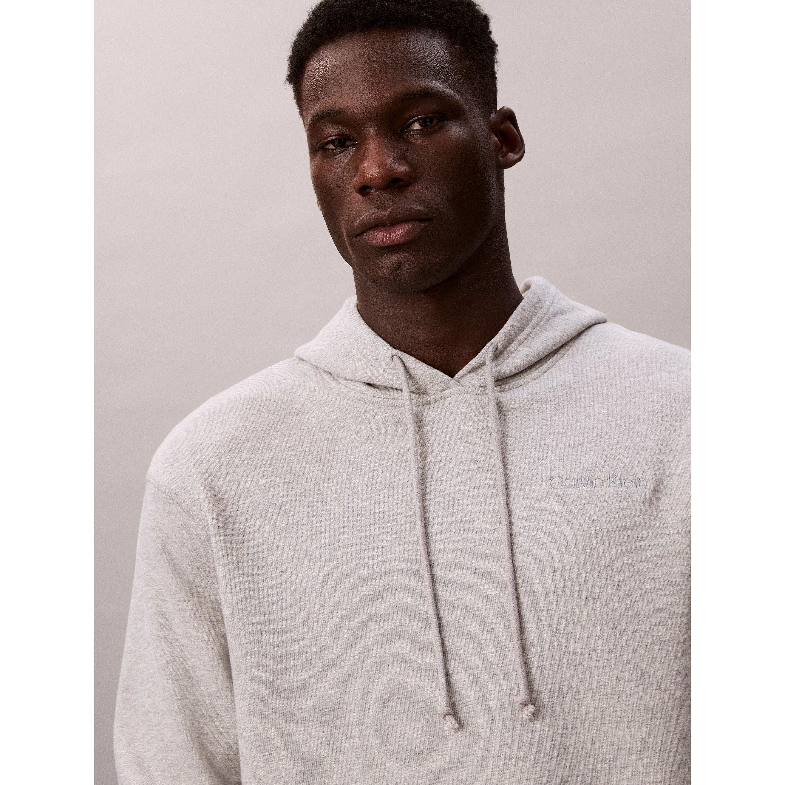 Grey Heather - Calvin Klein - Men's Pullover Hoodie - 3