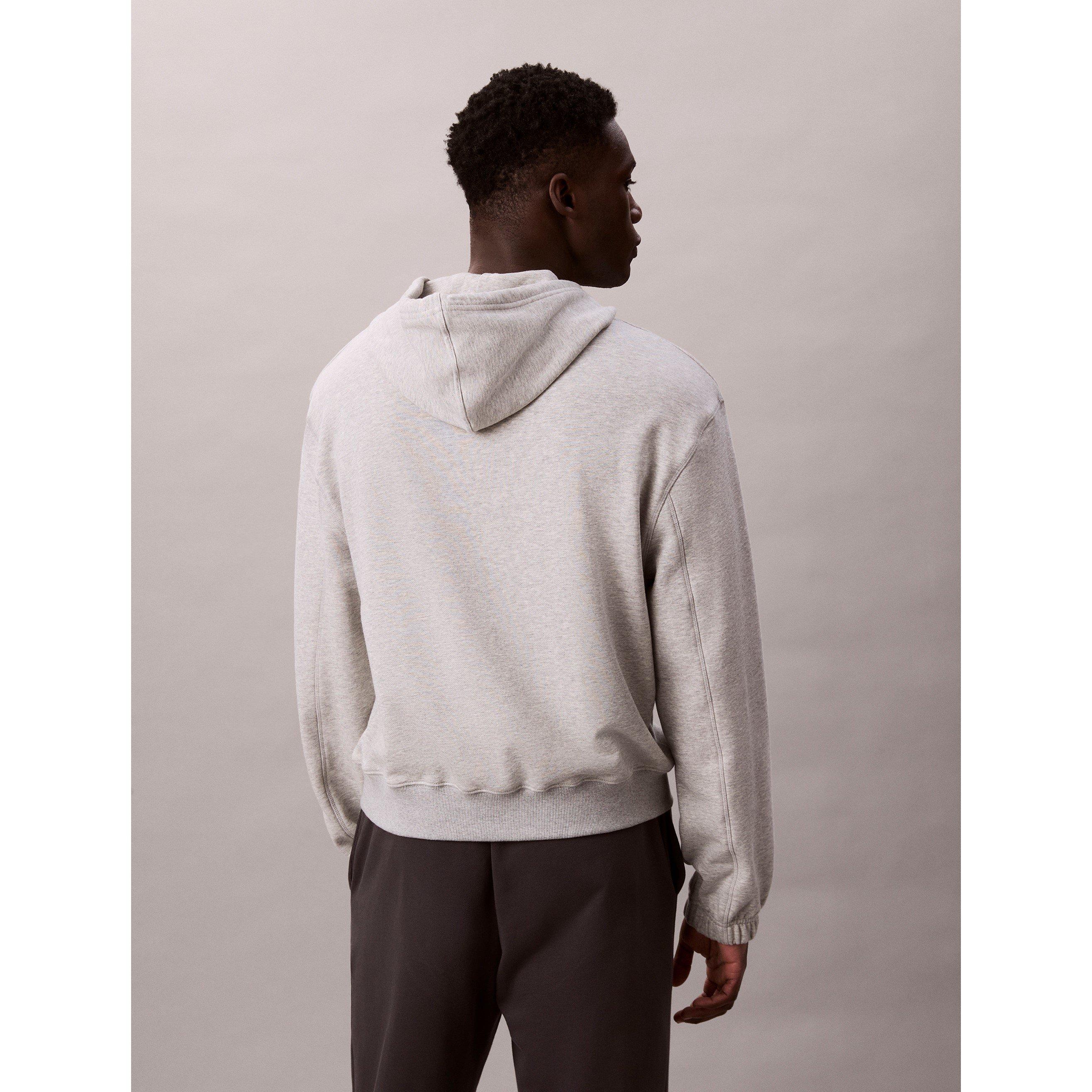 Grey Heather - Calvin Klein - Men's Pullover Hoodie - 6