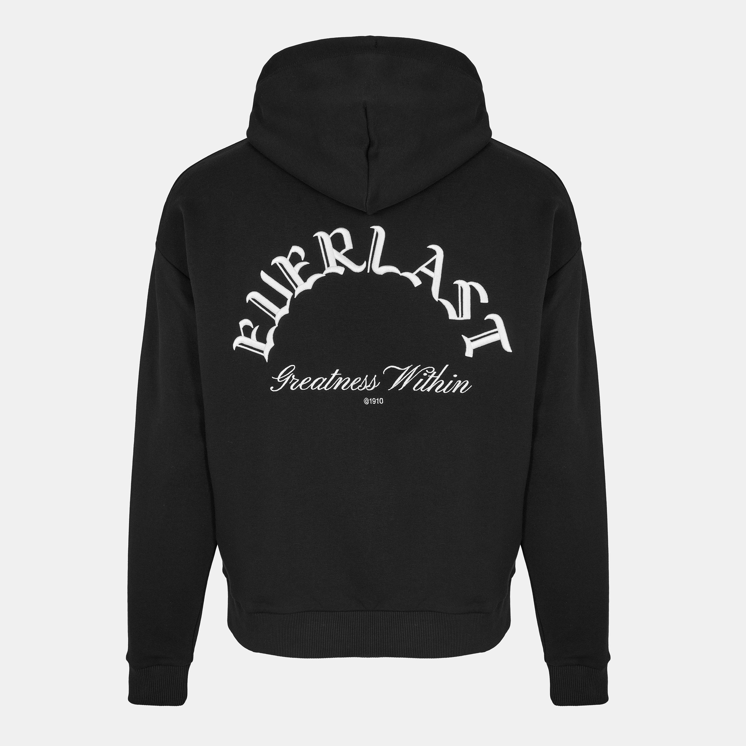 Crno/Bijelo - Everlast - x Conor Benn Embroidered Hoodie Adults - 2