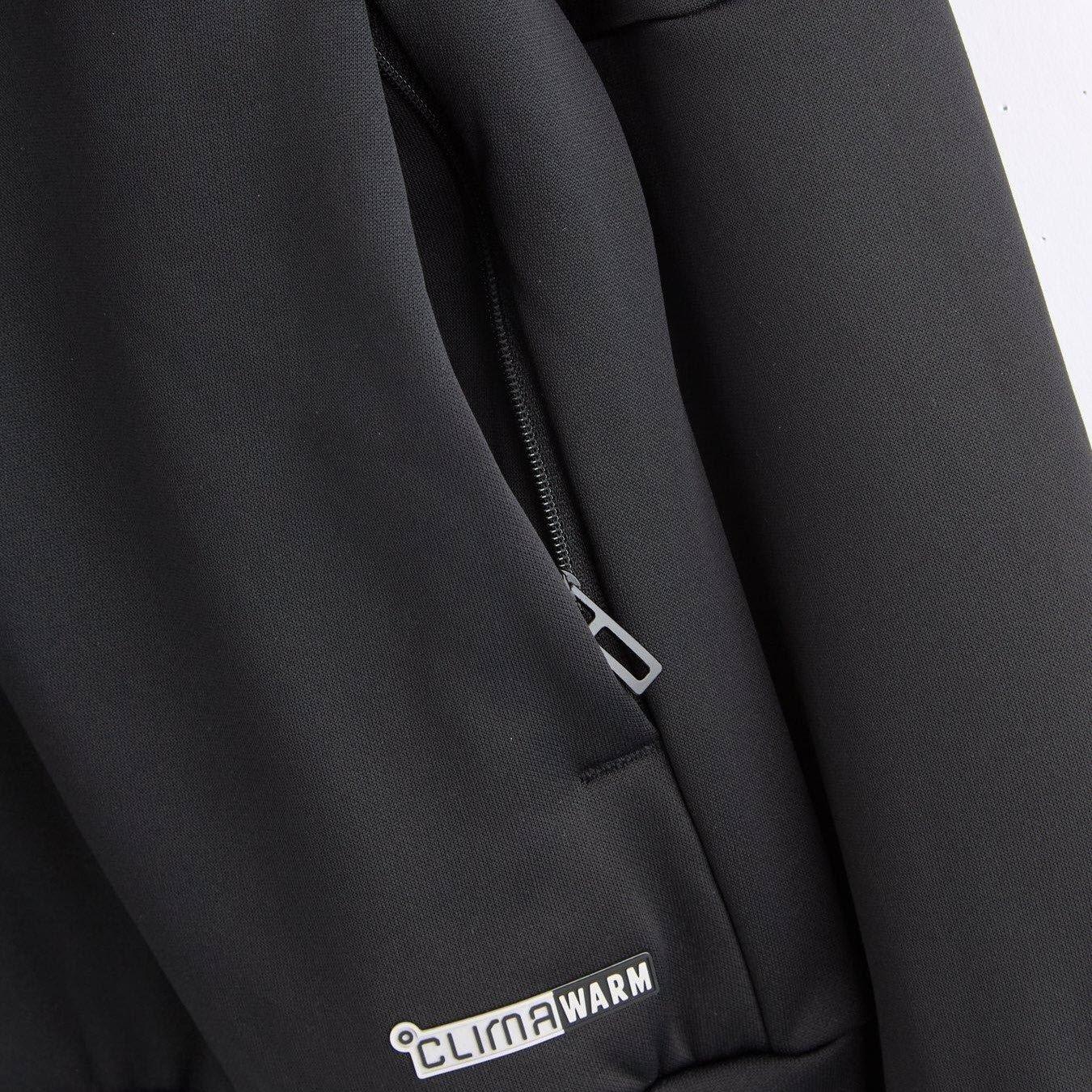 Black - adidas - Kids' Clima Full-Zip Hooded Tracksuit Top - 4