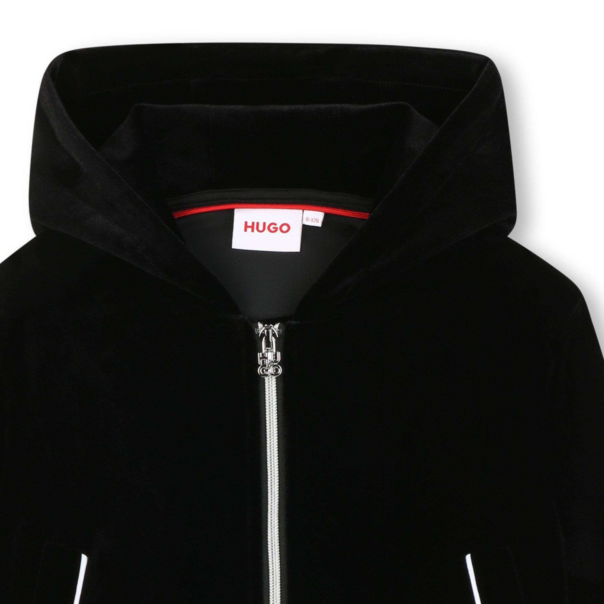 Black 09B - Hugo - Kids Zip Hoodie - 3